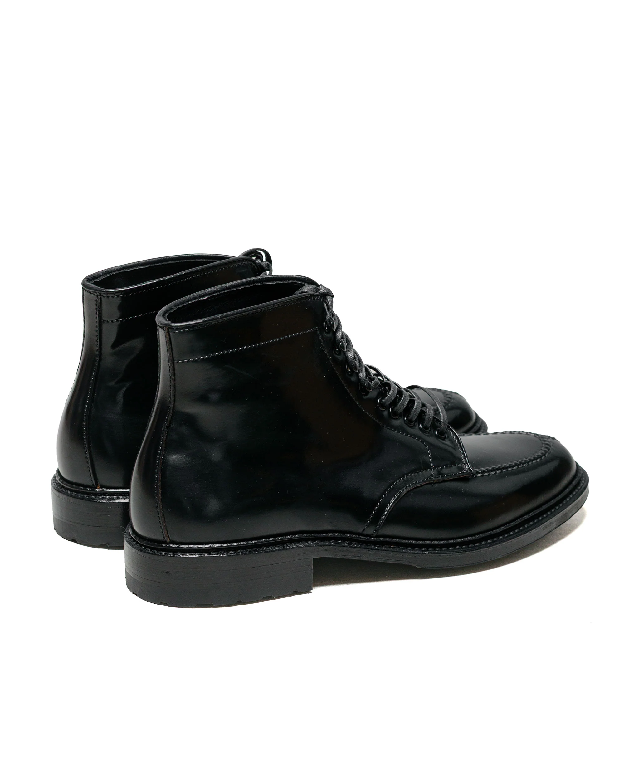 Alden Black Cordovan Tanker Boot with Commando Sole - Image 3