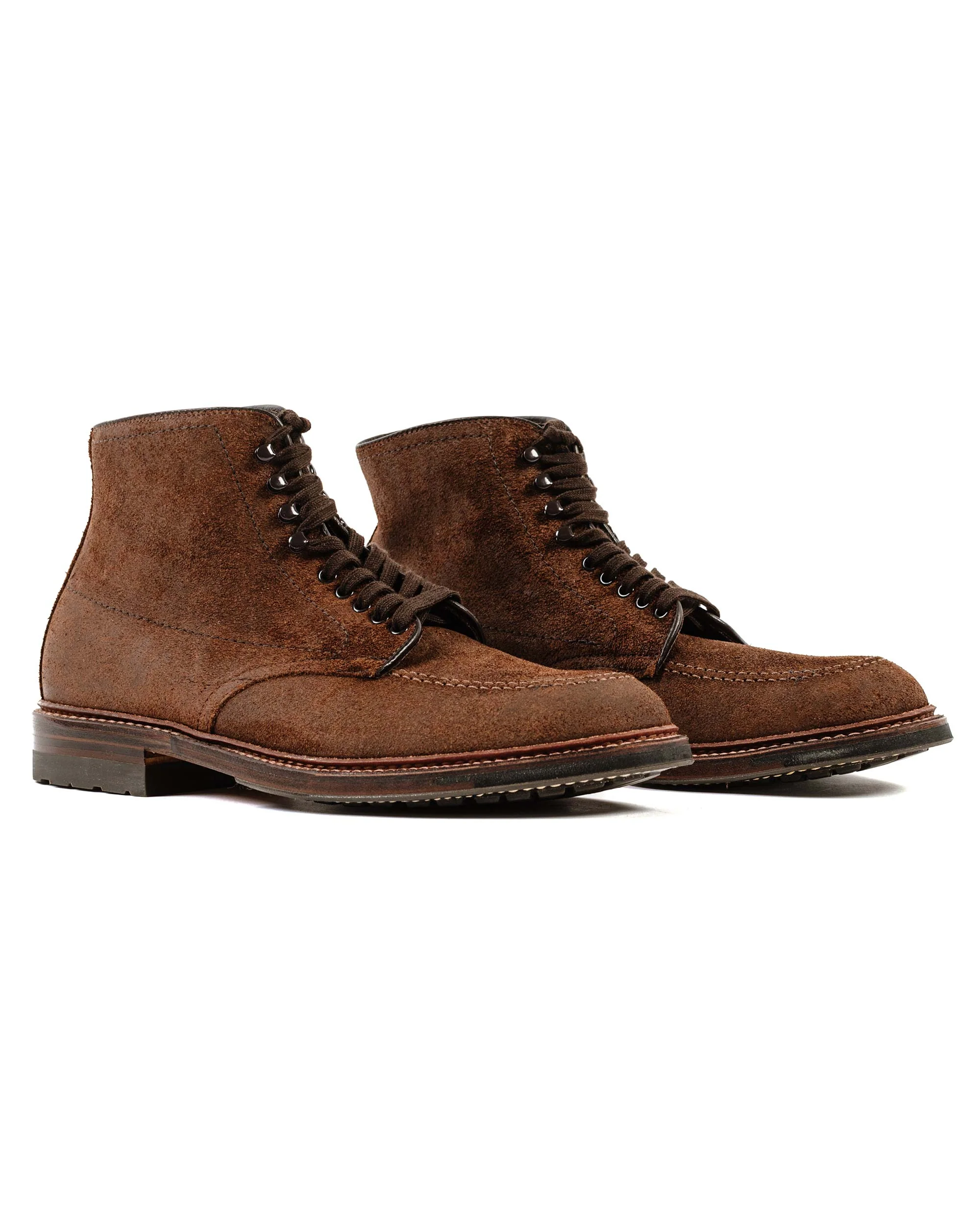 Alden Mocc Toe Boot Reverse Tobacco Chamois 4015HC - Image 2