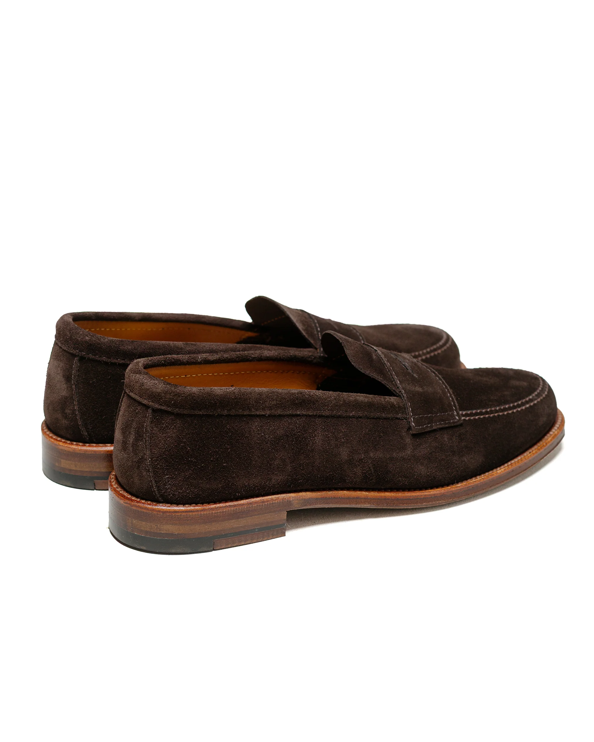 Alden Penny Loafer Dark Brown Suede 5738F - Image 3