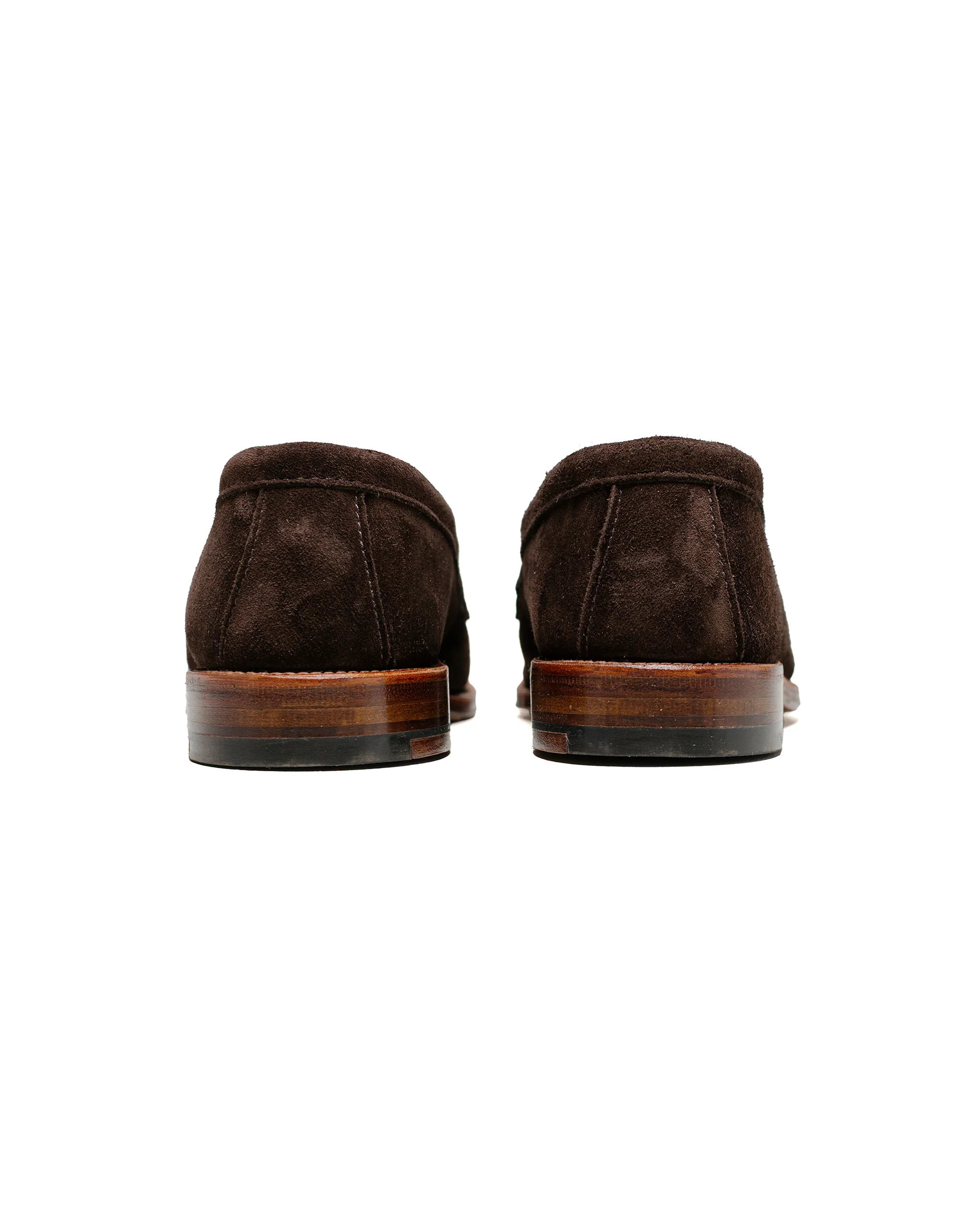 Alden Penny Loafer Dark Brown Suede 5738F - Image 4