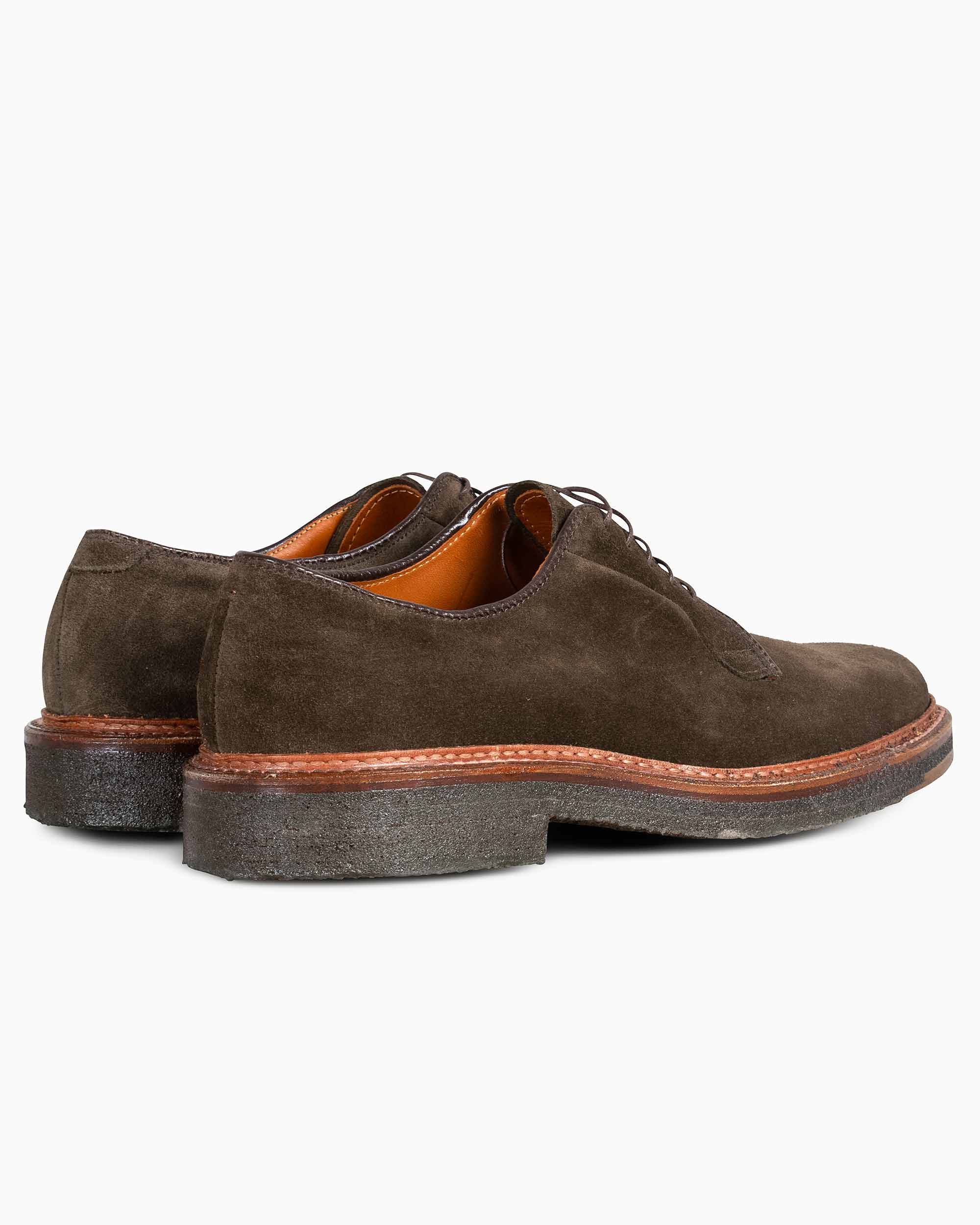 Alden Plain Toe Blucher Loden Suede G2402 - Image 3