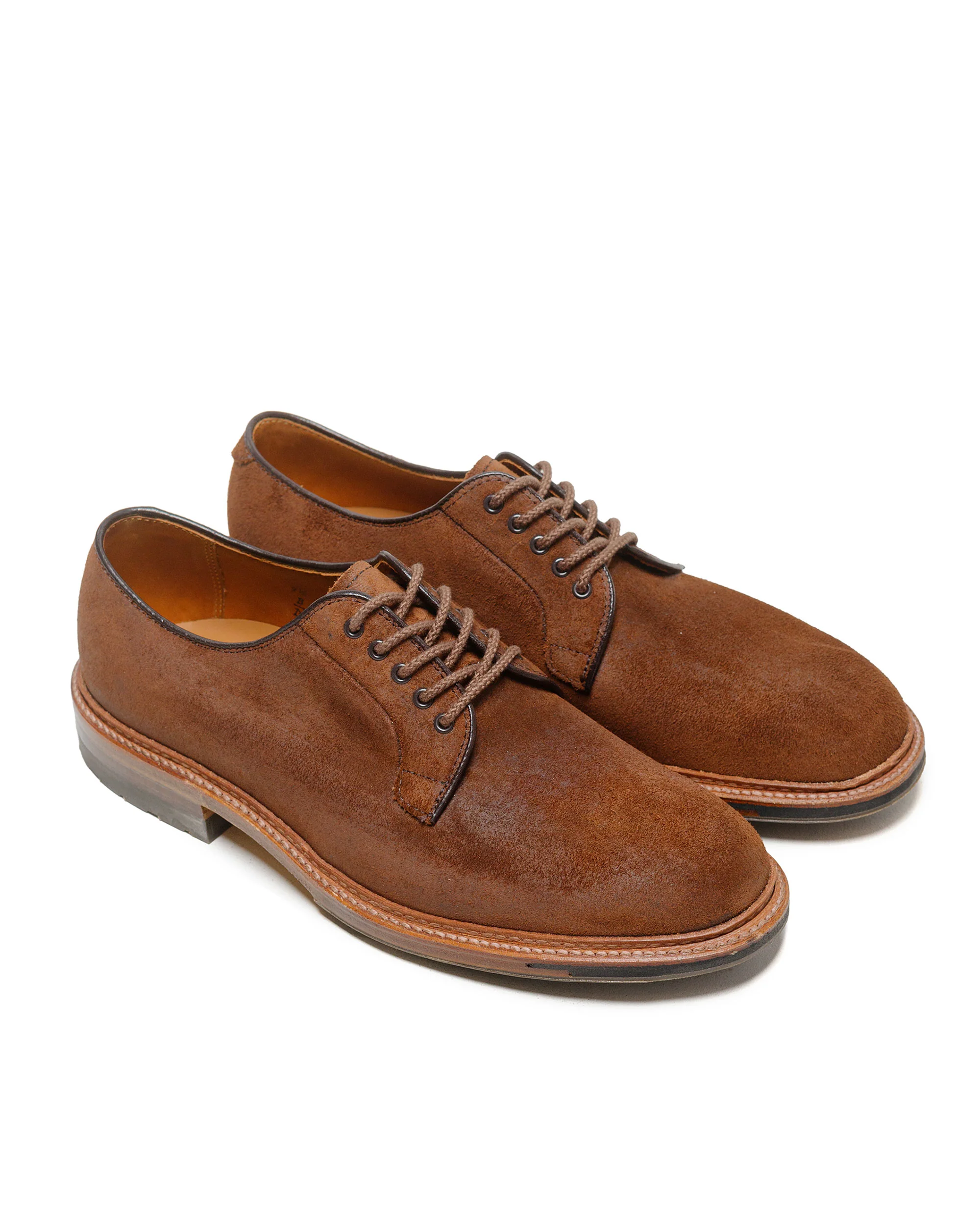 Alden Plain Toe Blucher Reverse Tobacco Chamois 9474C - Image 2