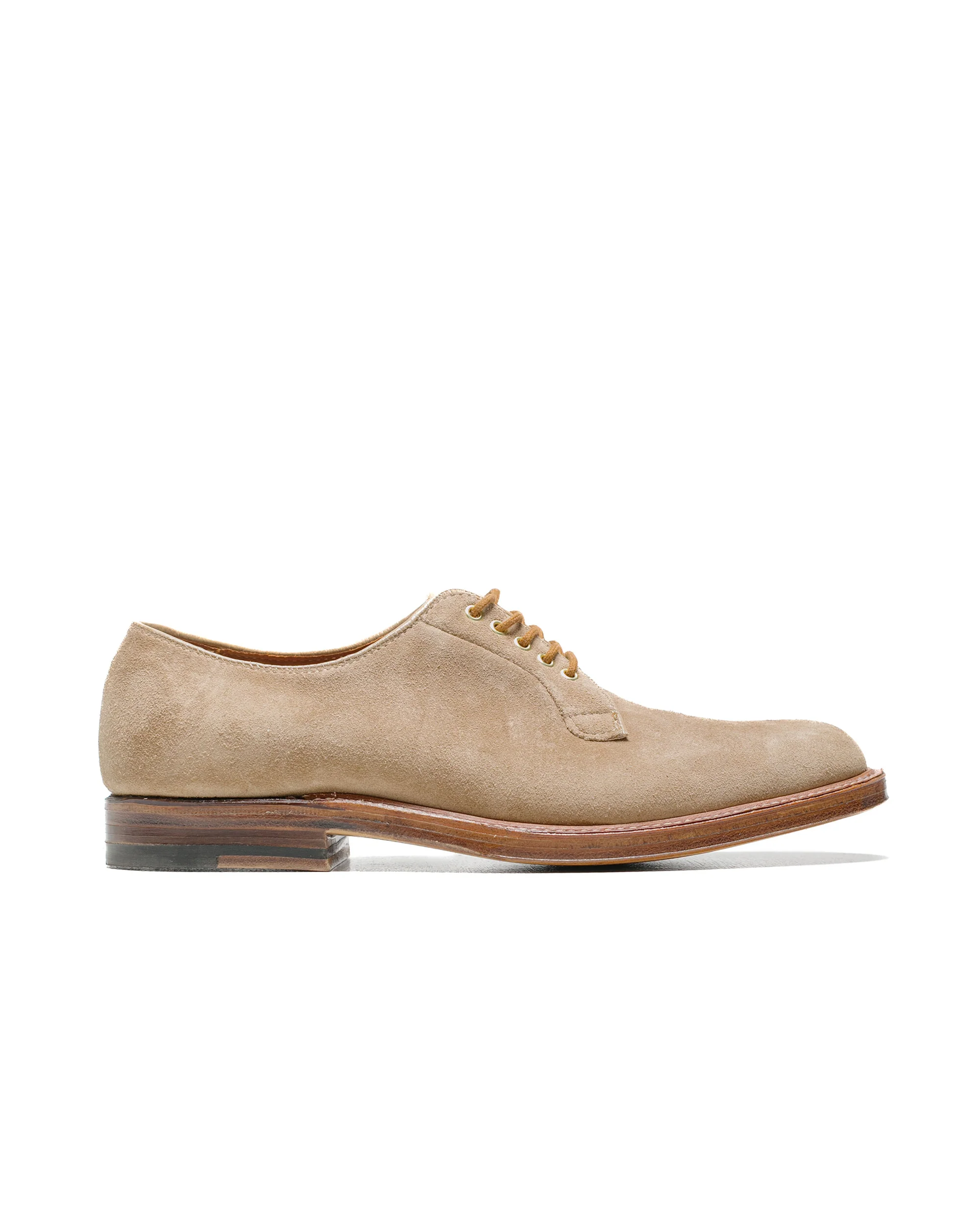 Alden Plain Toe Blucher Tan Suede G2401