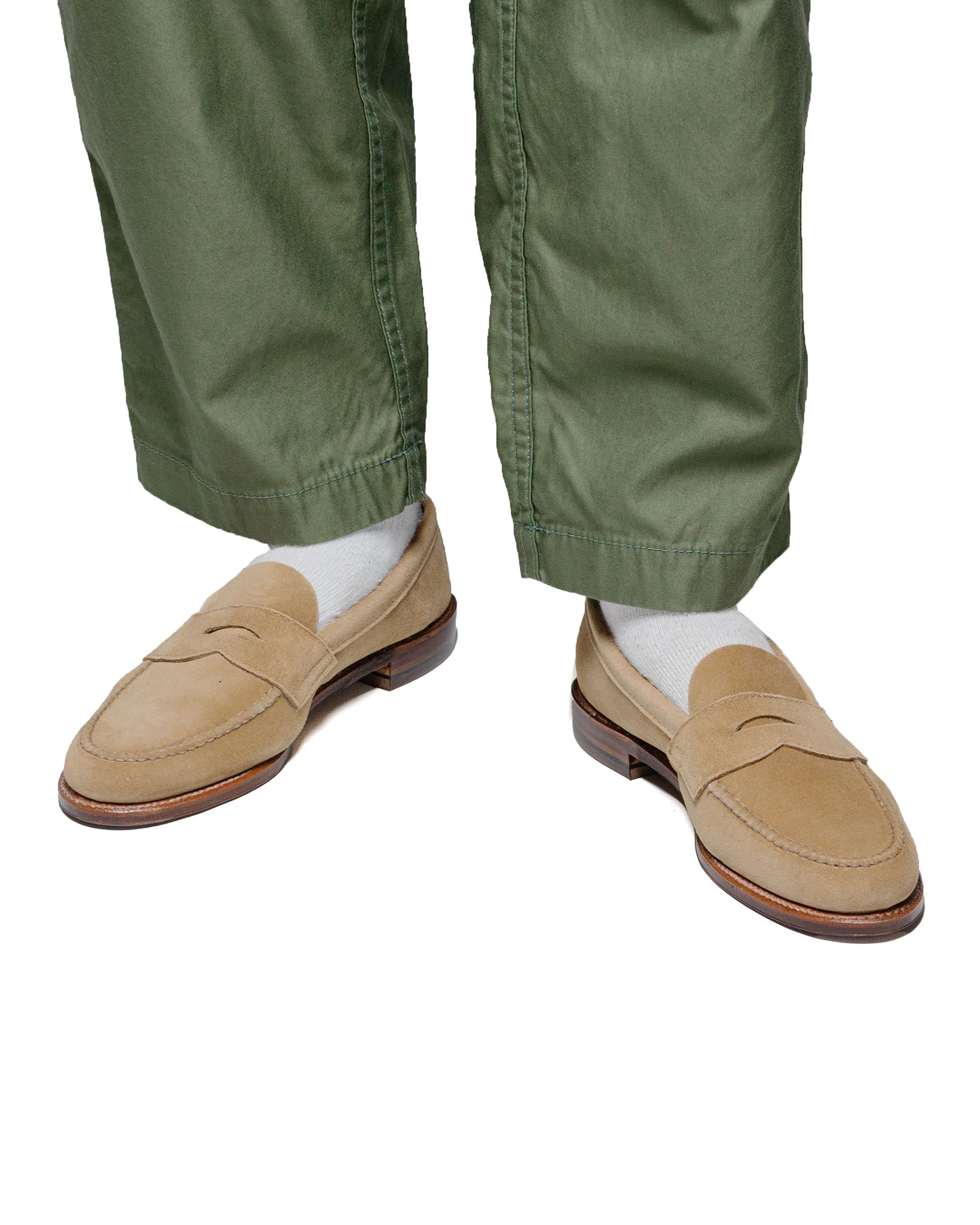 Alden Unlined Leisure Handsewn Tan Suede 6244F - Image 2
