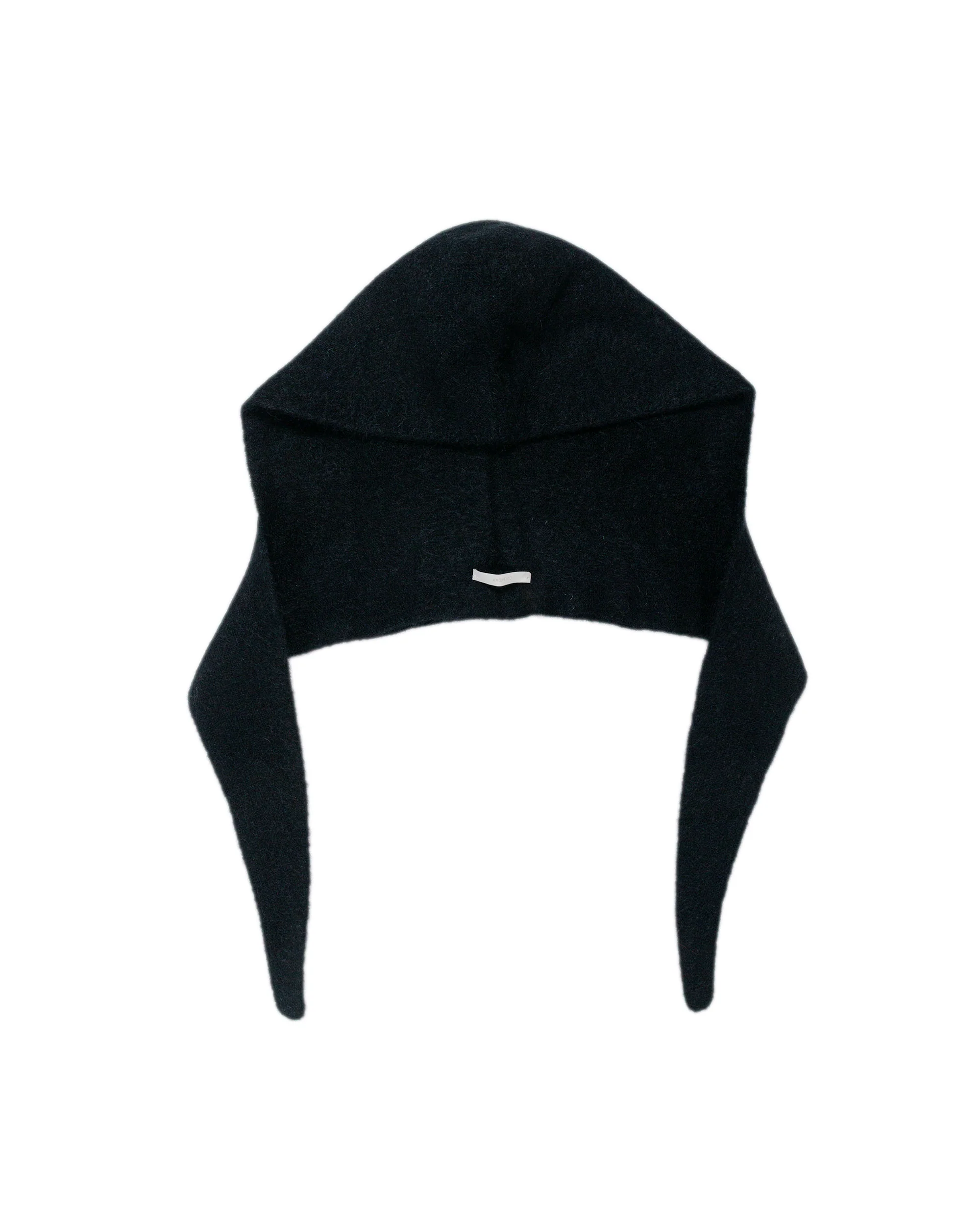 Amomento Hairy Balaclava Scarf Black - Image 2