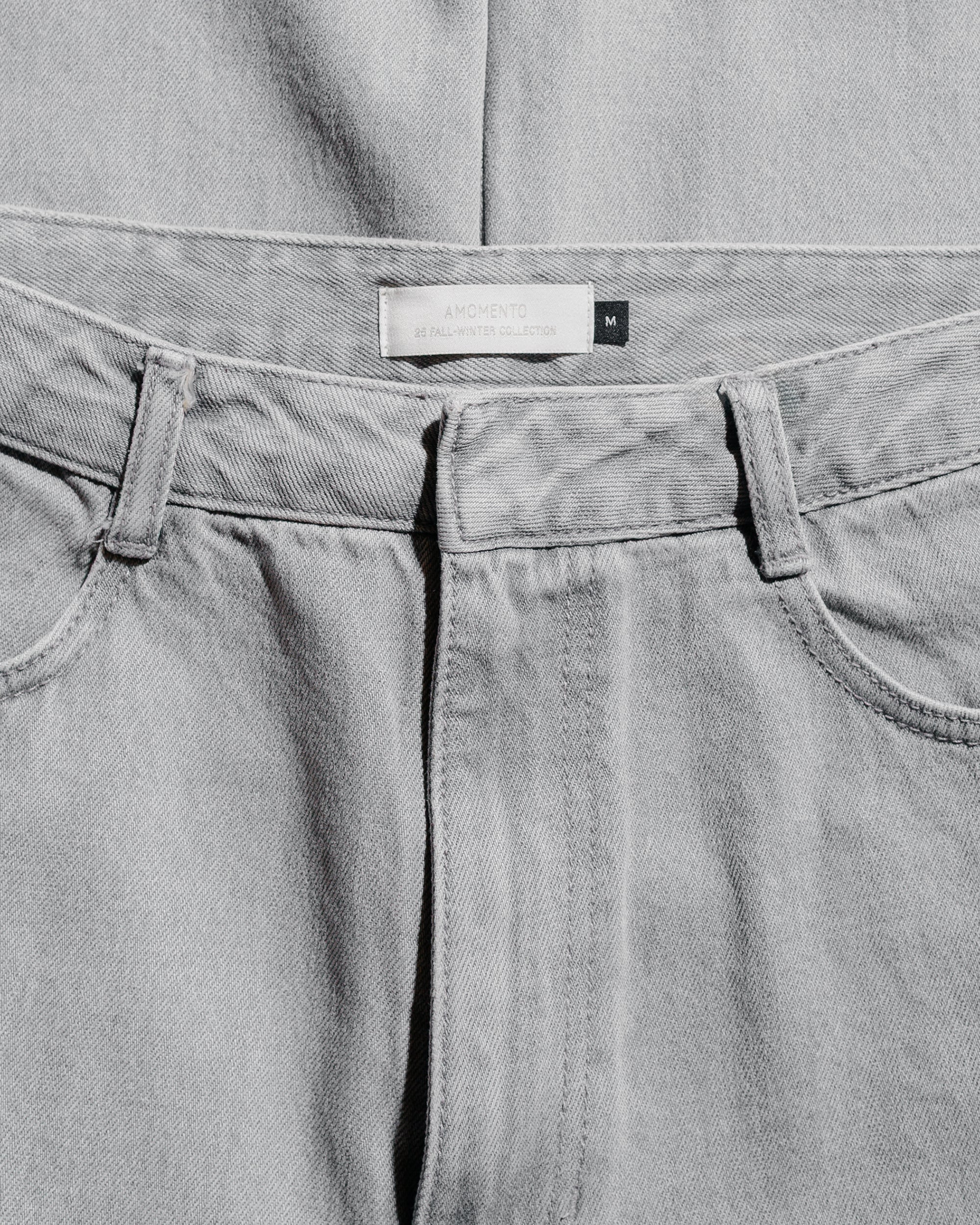 Amomento Men's Color Indigo Denim Grey - Image 5