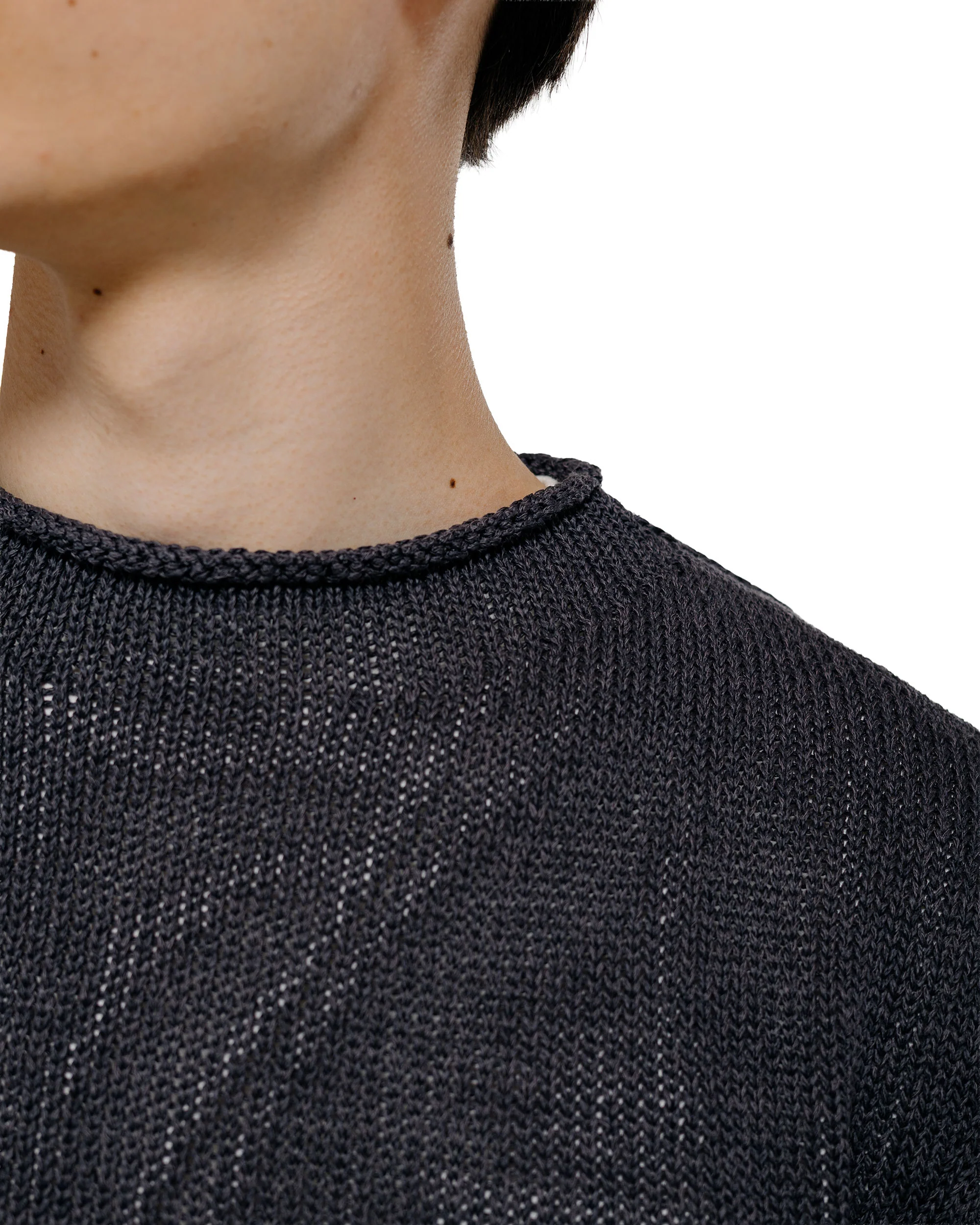 Amomento Paper Yarn Pullover Charcoal - Image 3