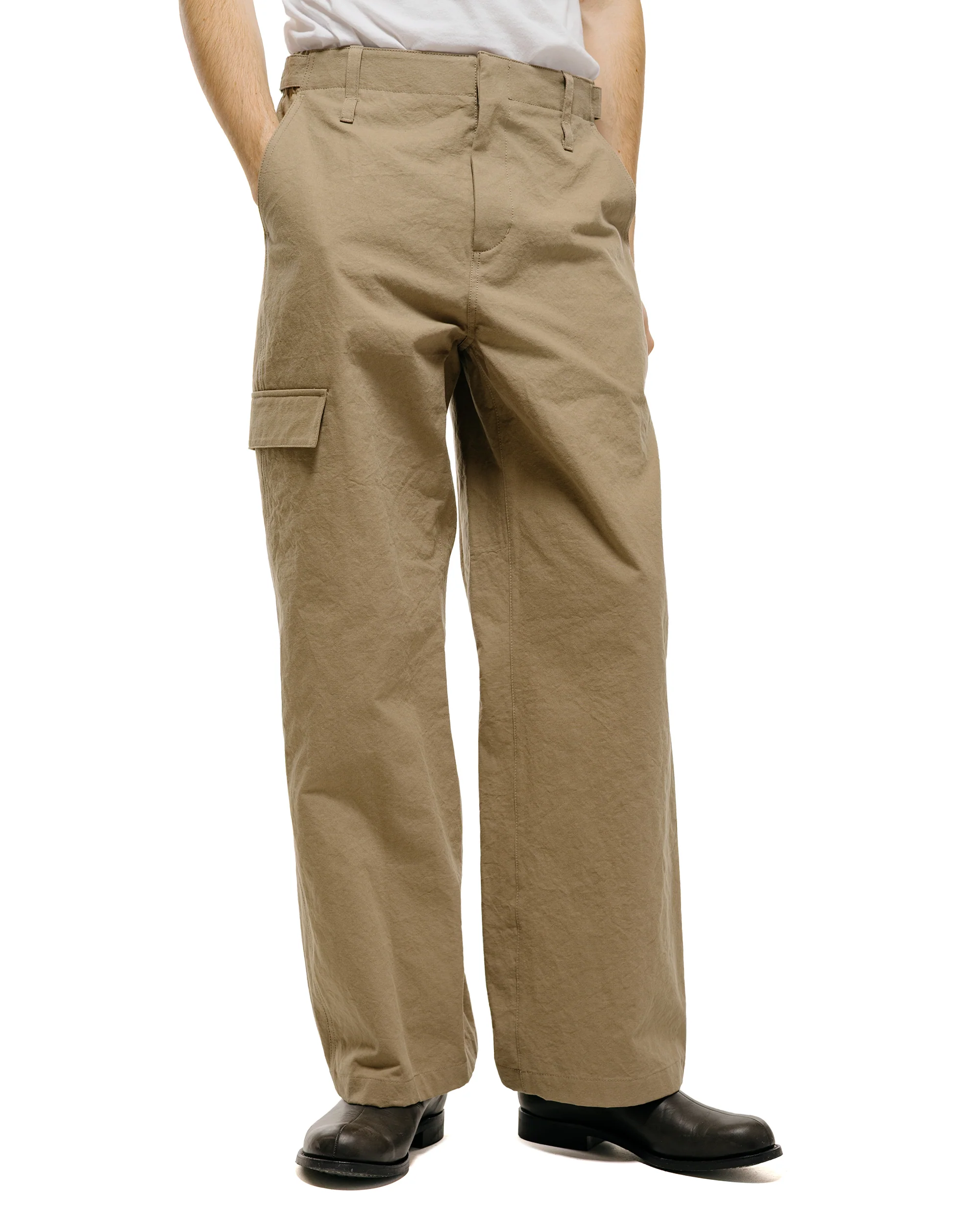 Amomento Pocket Work Trousers Khaki - Image 2