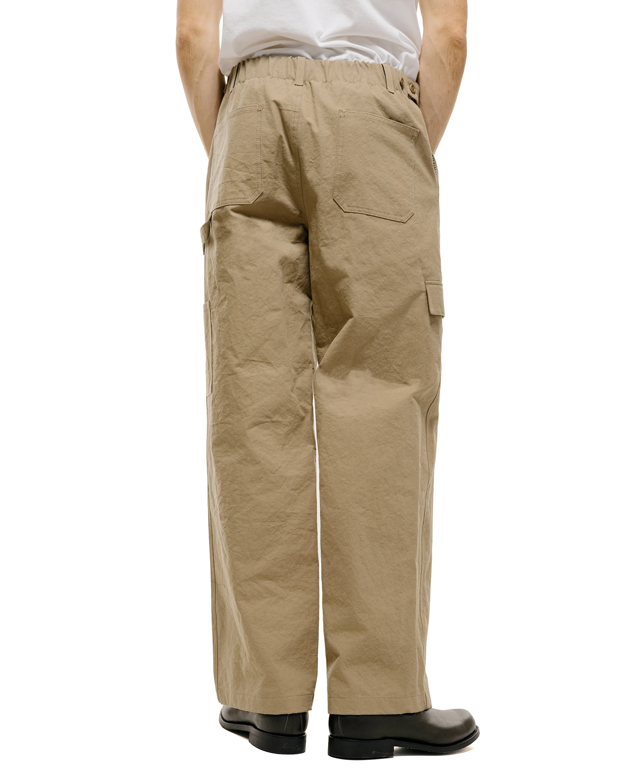Amomento Pocket Work Trousers Khaki - Image 3