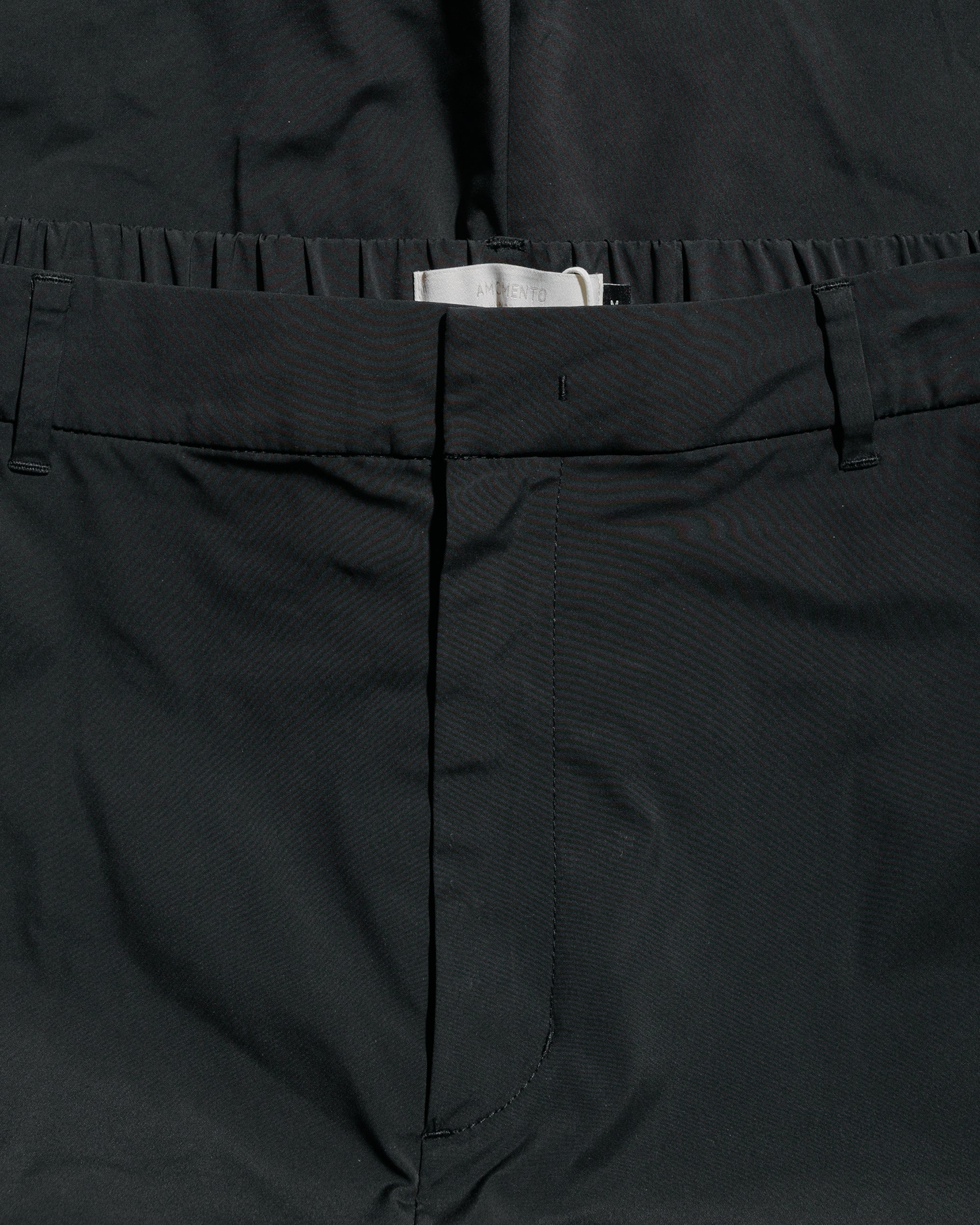 Amomento Taffeta Curved Leg Pants Black - Image 5