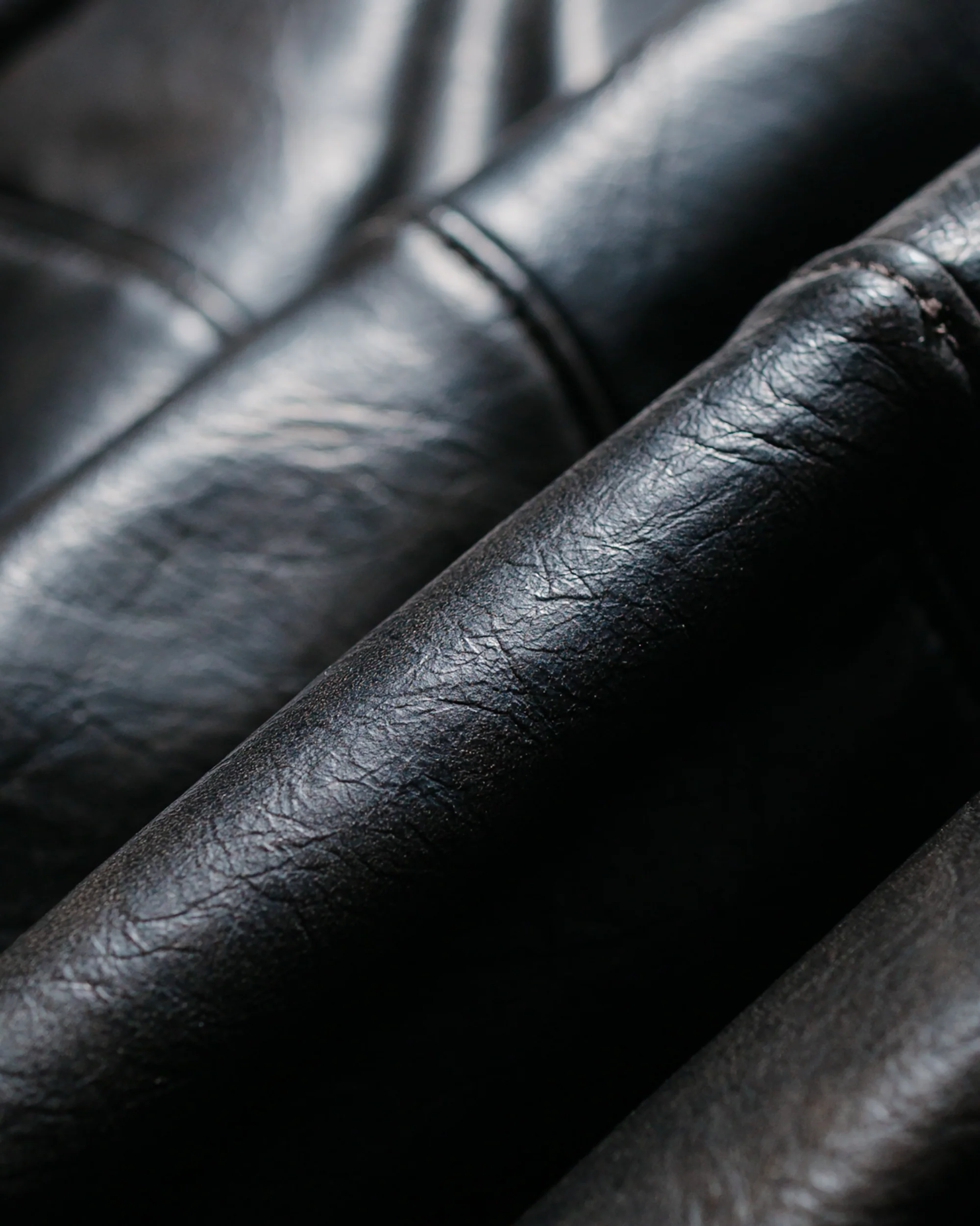 Amomento Vegan Leather Blouson Black - Image 6