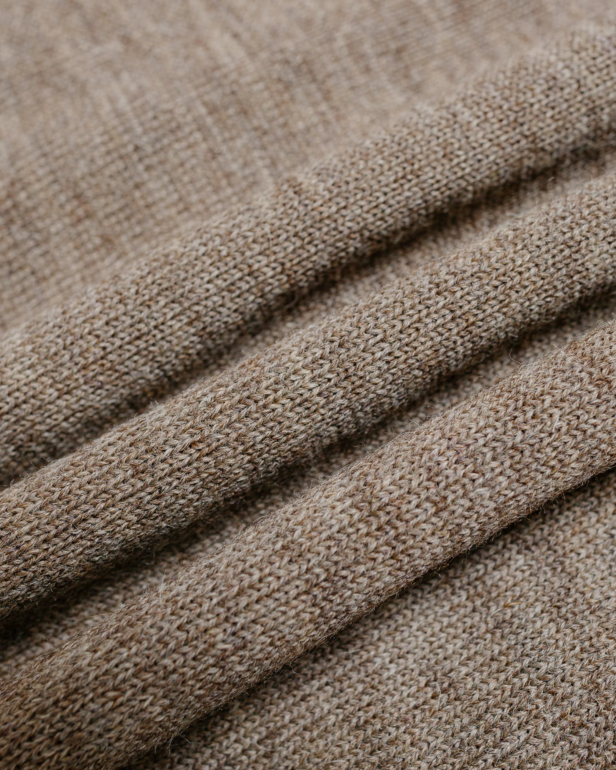 Andersen-Andersen Seaman Half-Zip Natural Taupe - Image 5
