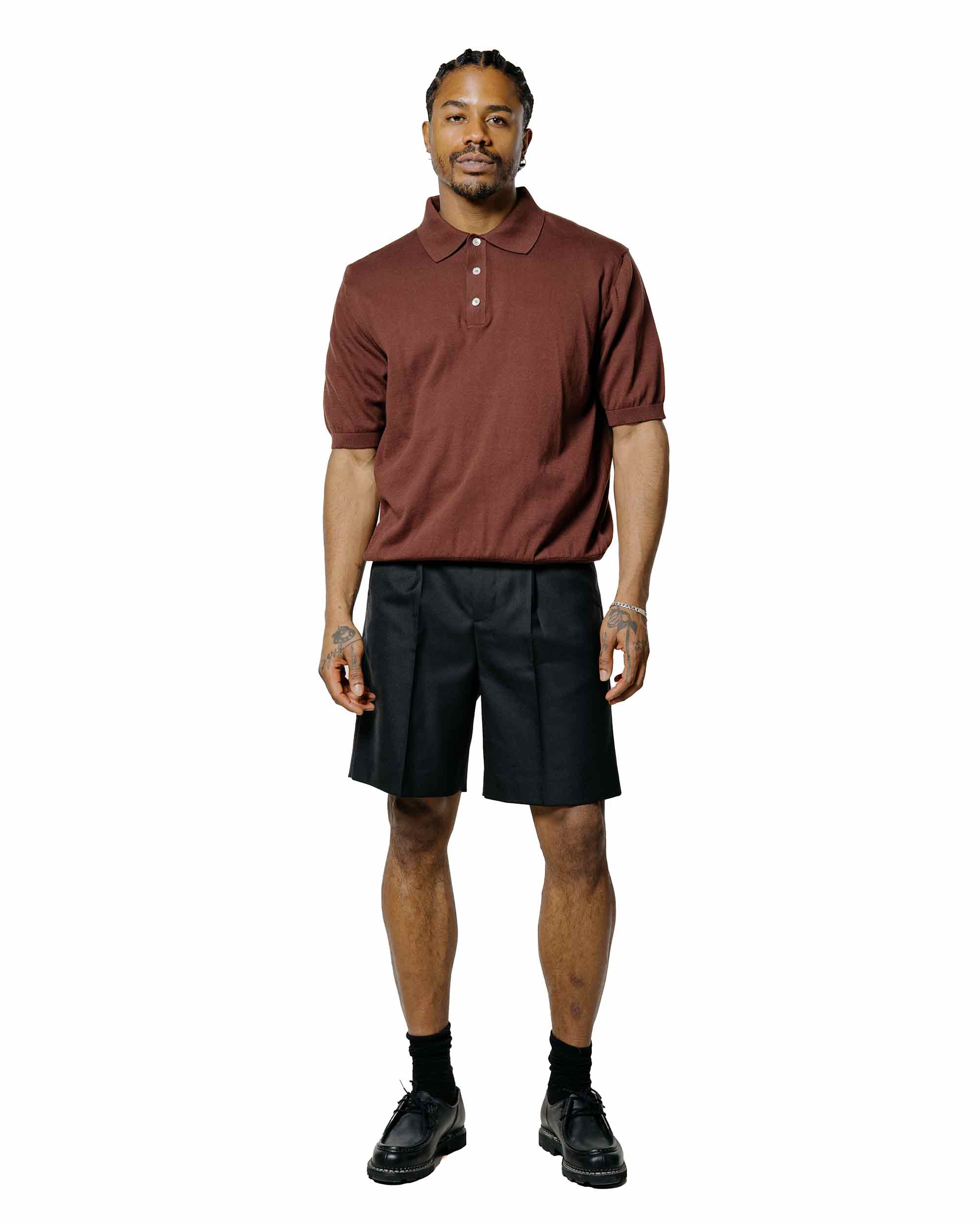 Another Aspect Another Polo Shirt 3.0 Tobacco - Image 4