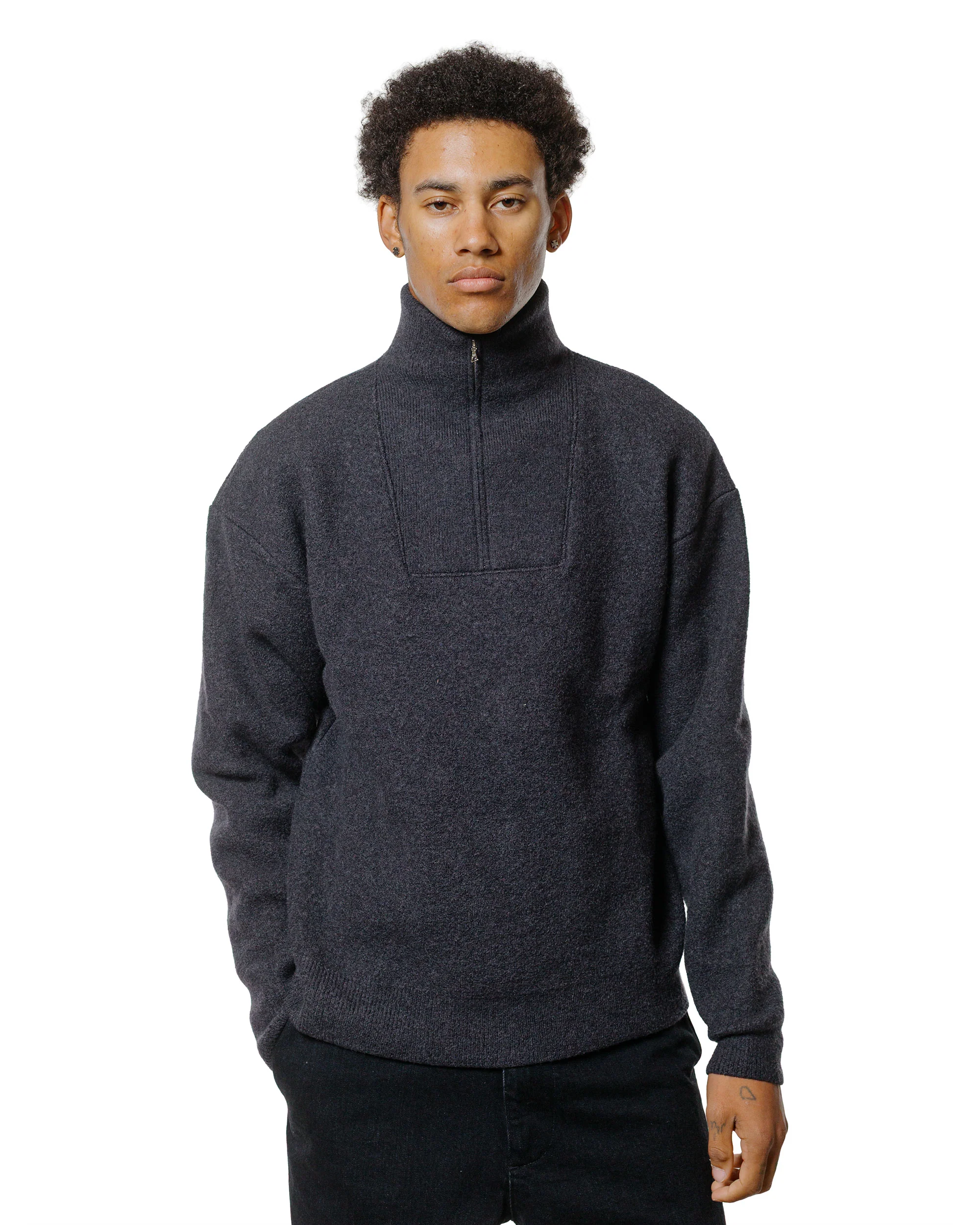 Arpenteur Cam Felted Wool Charcoal - Image 2