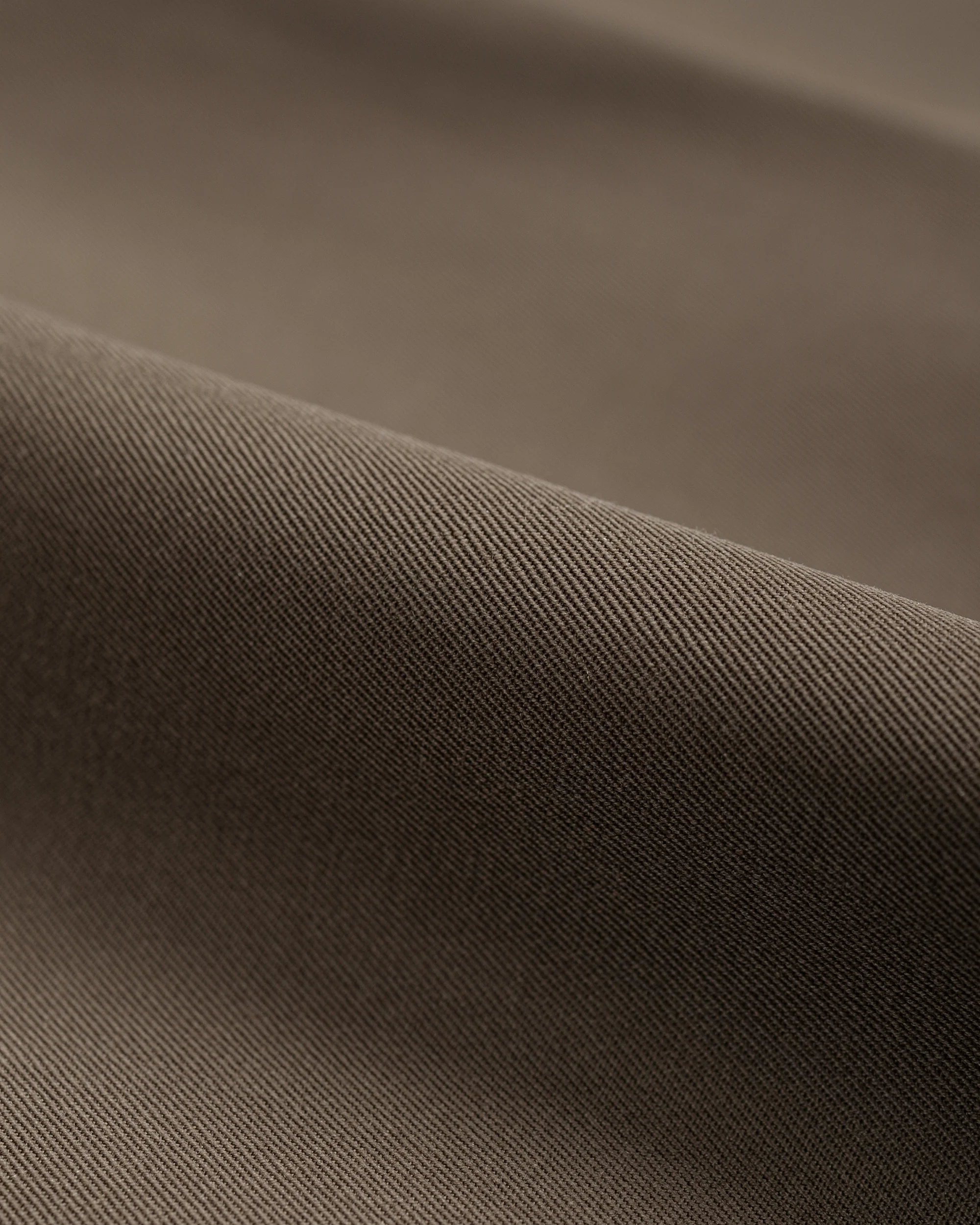 Auralee Light Wool Max Gabardine Two-Tuck Slacks Dark Olive Brown - Image 6