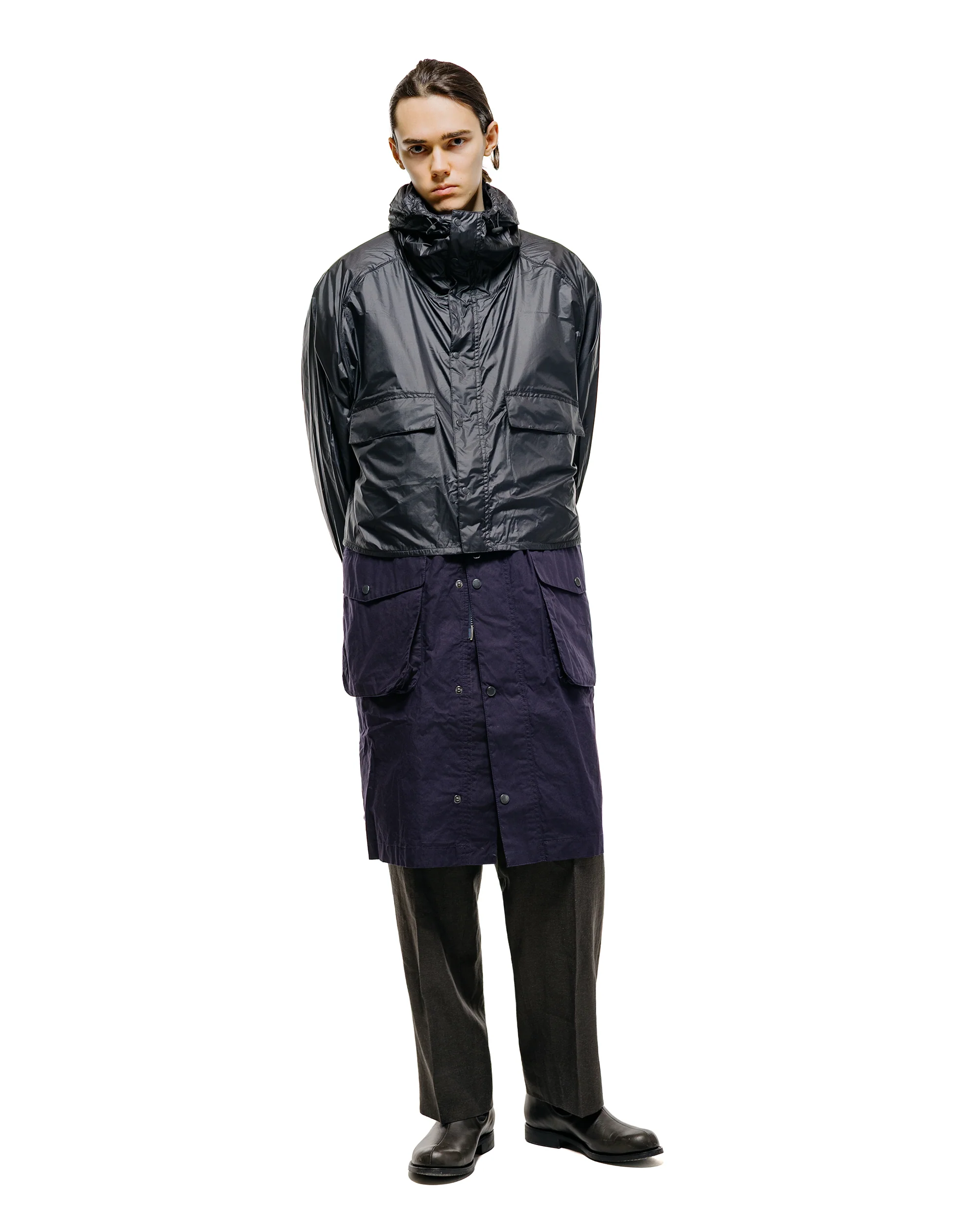 Barbour KAPTAIN SUNSHINE Endurance Casual Jacket Dark Indigo - Image 3