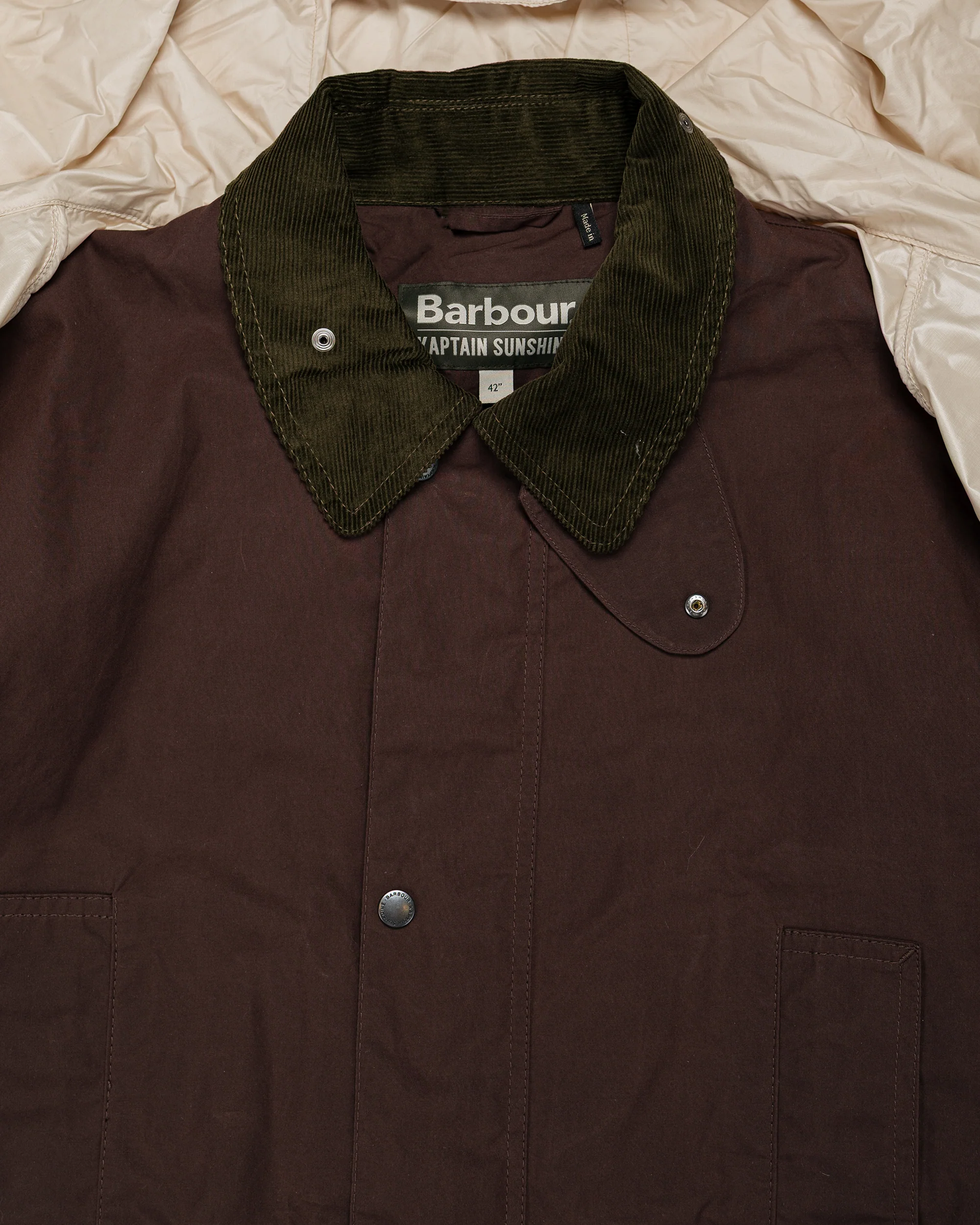 Barbour KAPTAIN SUNSHINE Endurance Casual Jacket Light Olive - Image 8