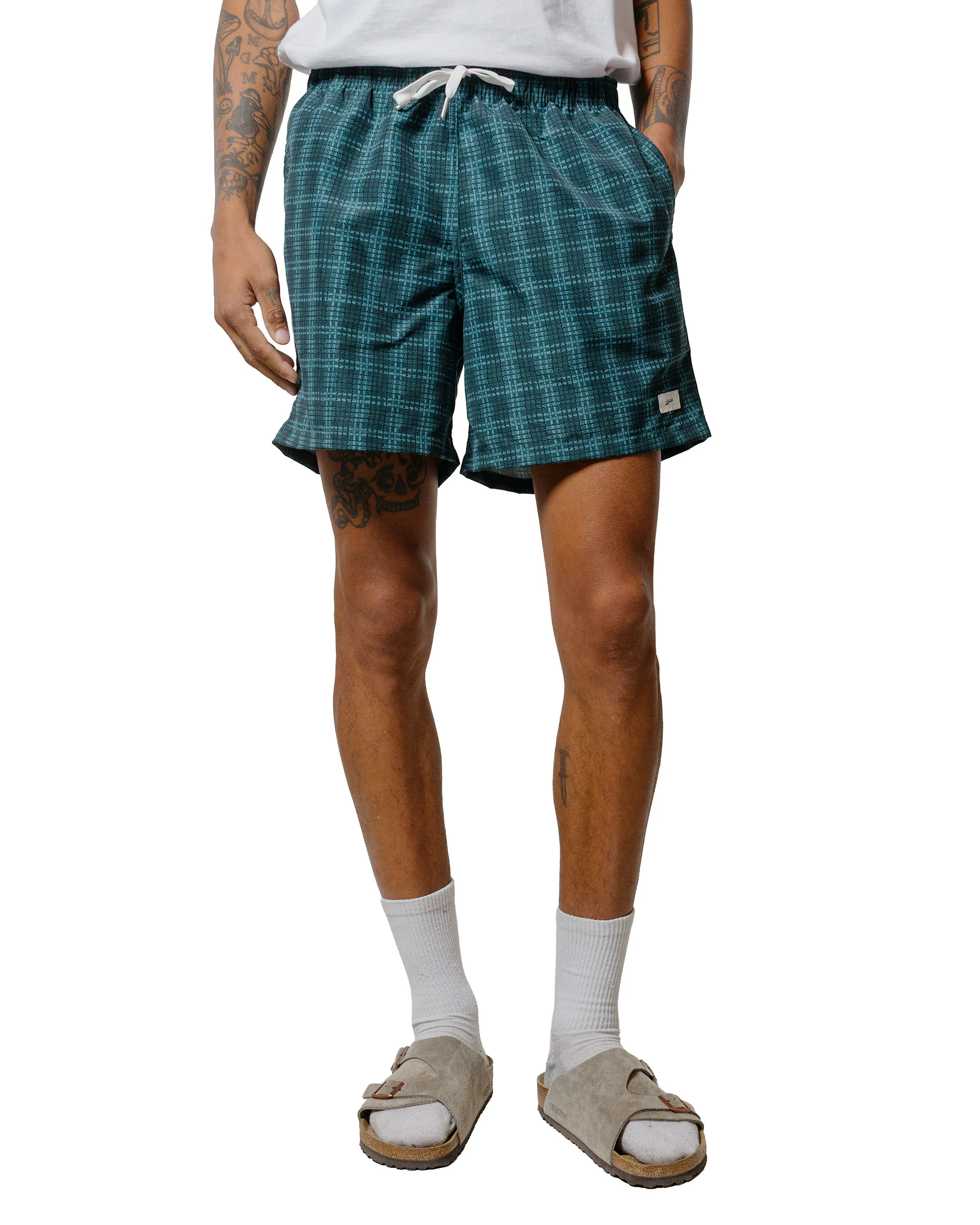 Bather Delta Tartan Swim Trunk - Image 2