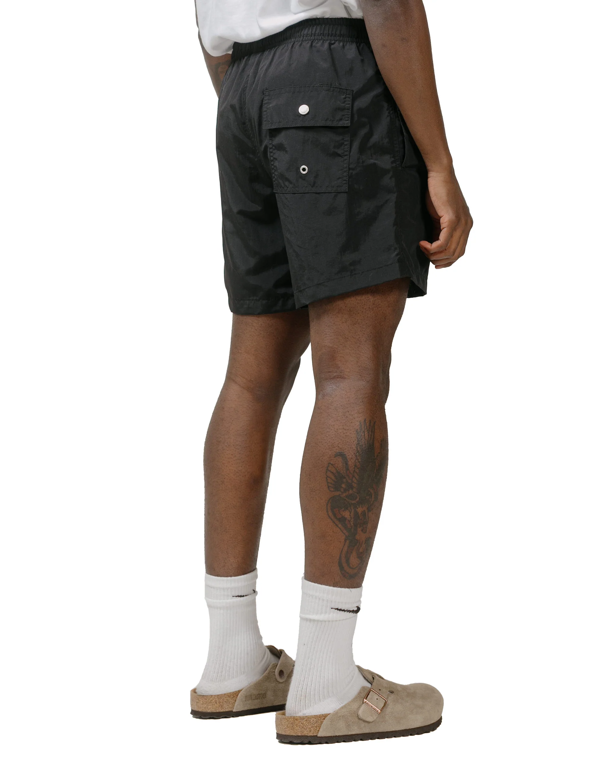 Bather Solid Black Swim Trunk - Image 3