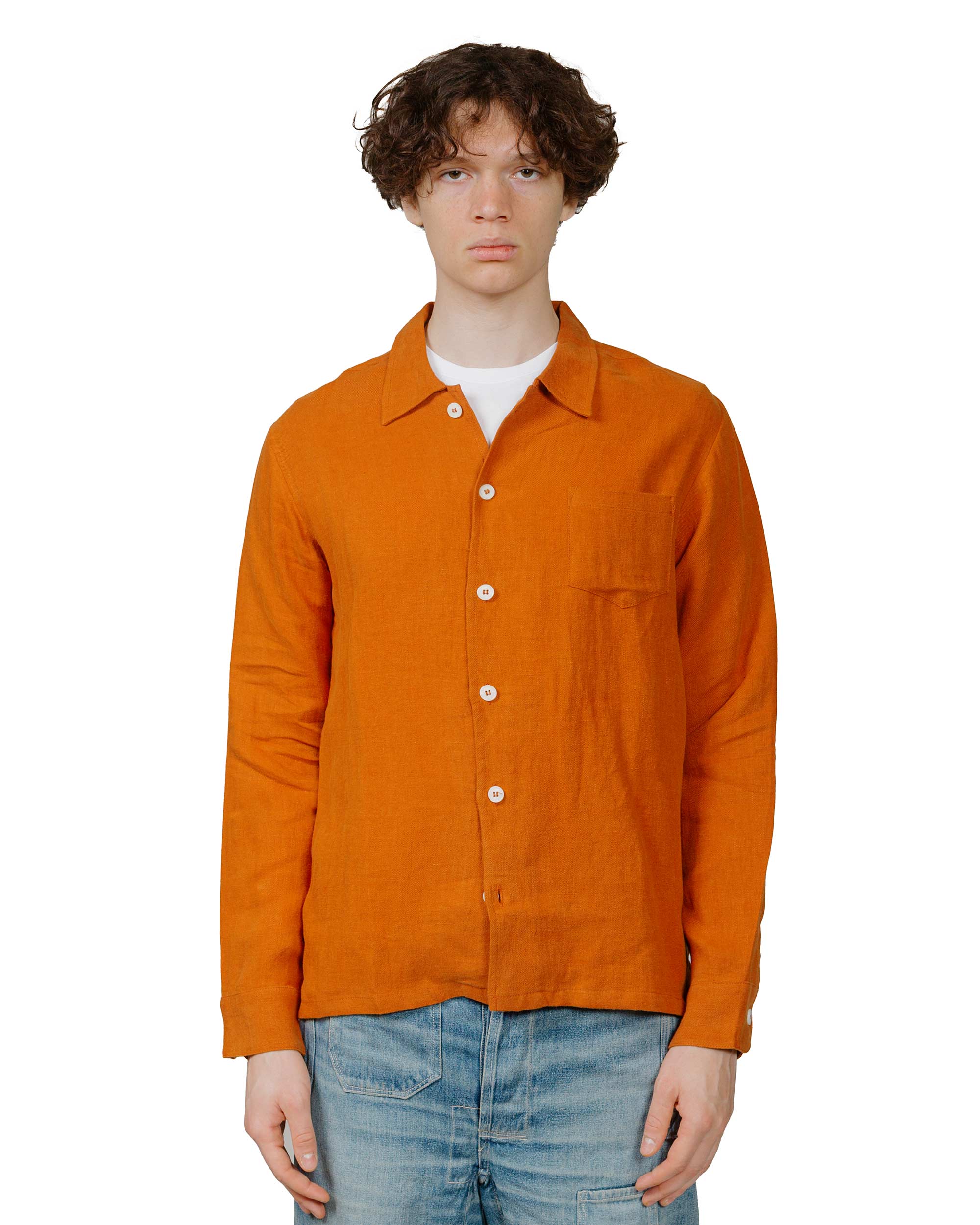 Bather Squash Linen Leisure Shirt - Image 2