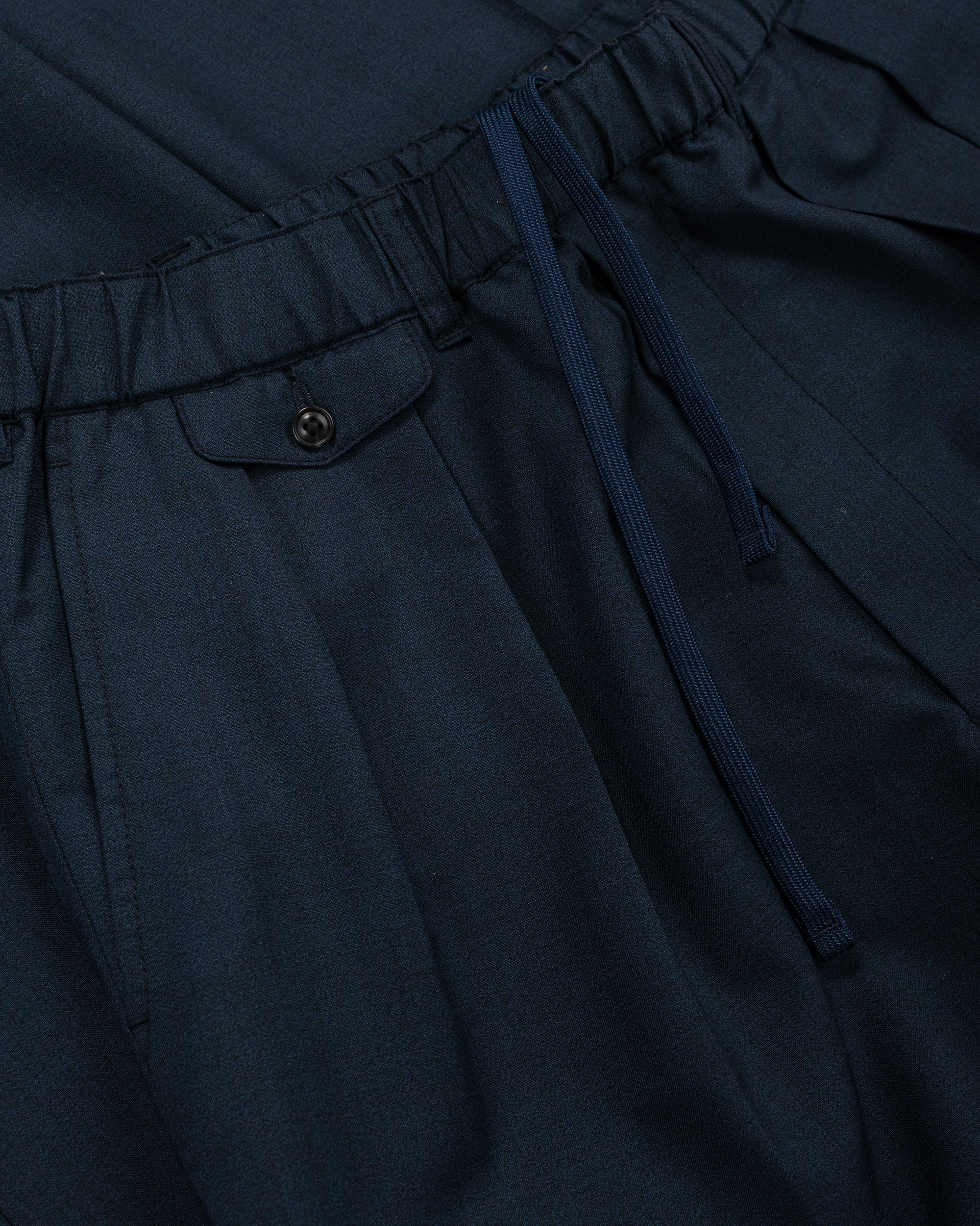 Beams Plus 2Pleats Anywhere(wear) Wool Navy - Image 5