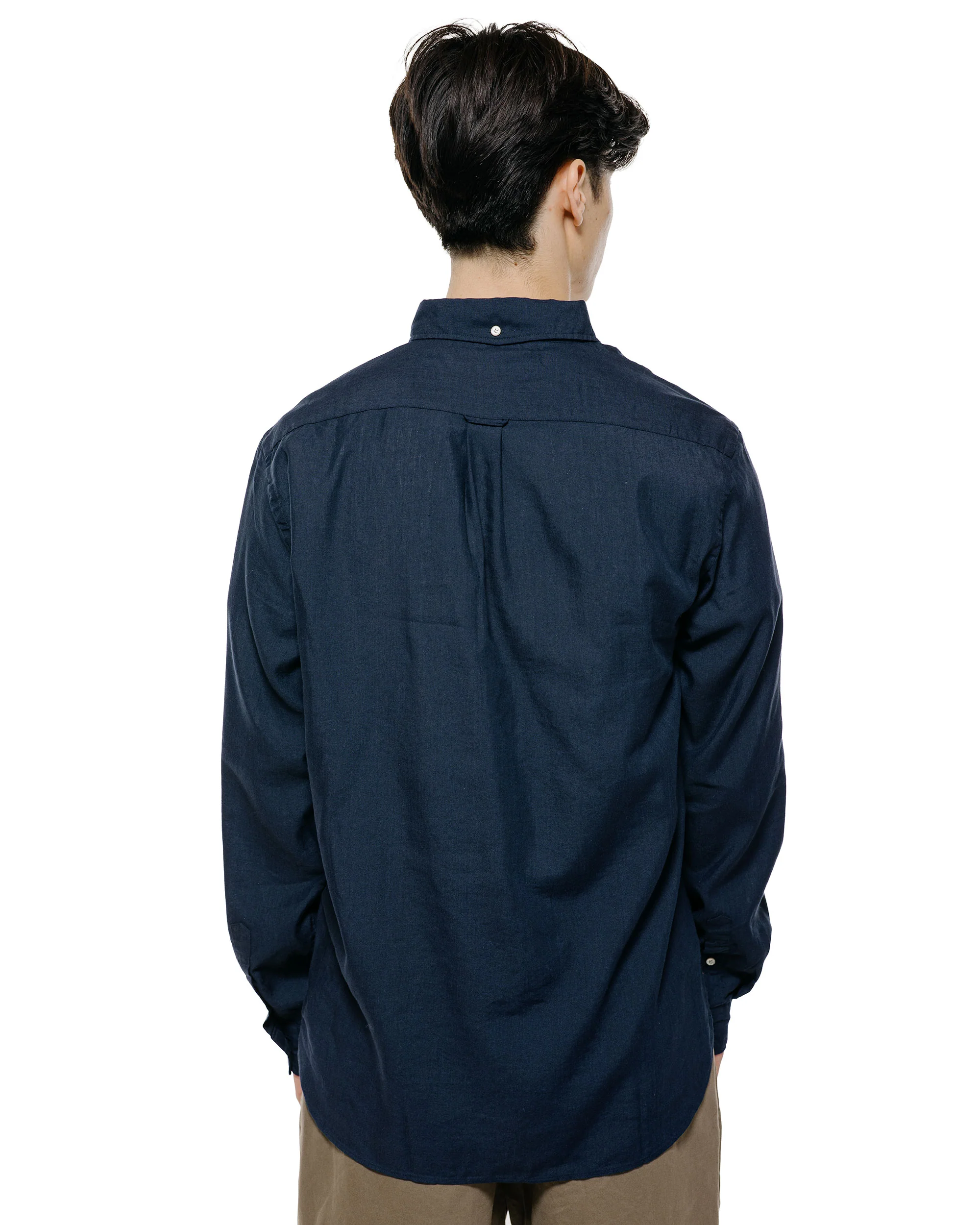 Beams Plus B.D. COOLMAX® Linen Navy - Image 3