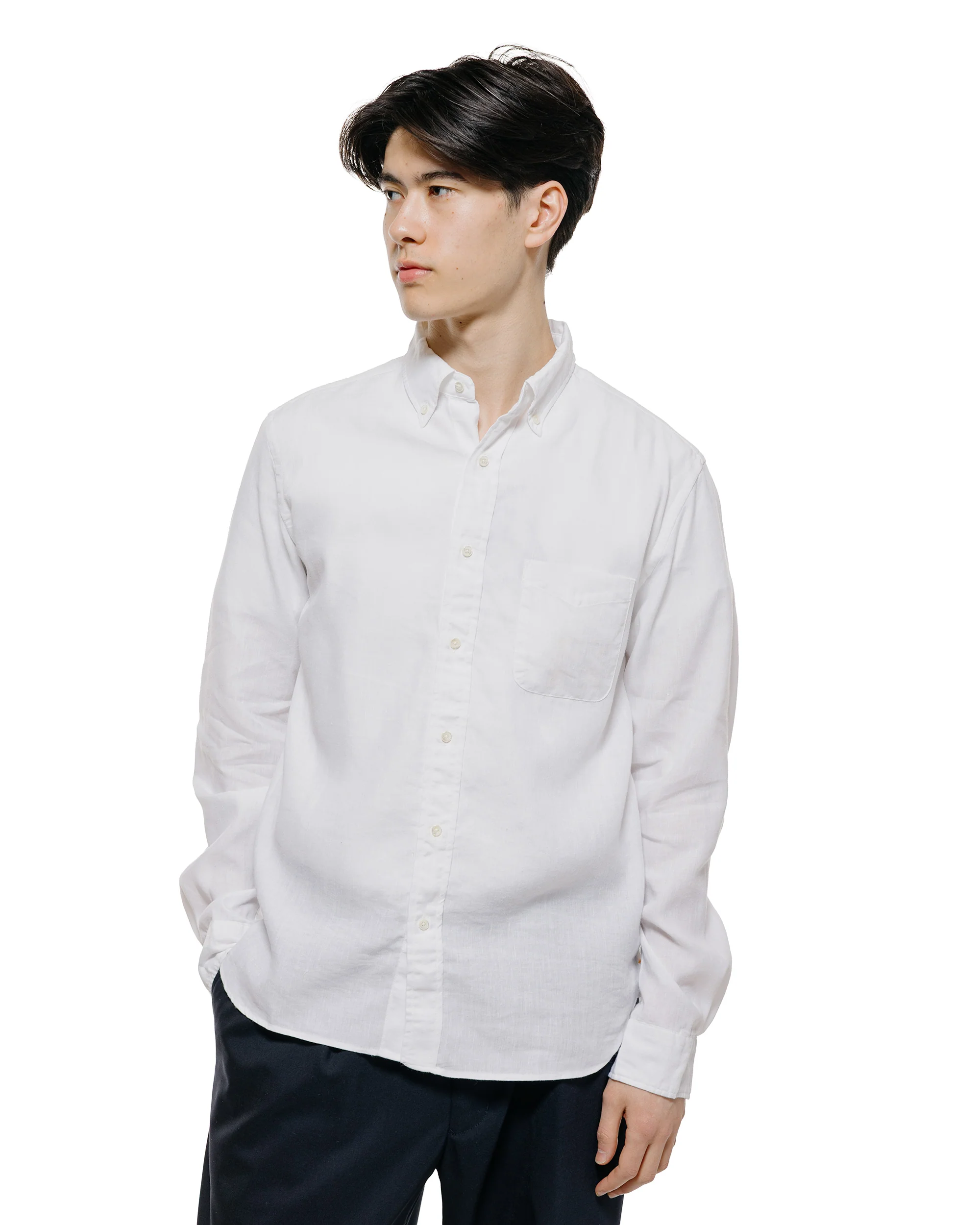Beams Plus B.D. COOLMAX® Linen White - Image 2