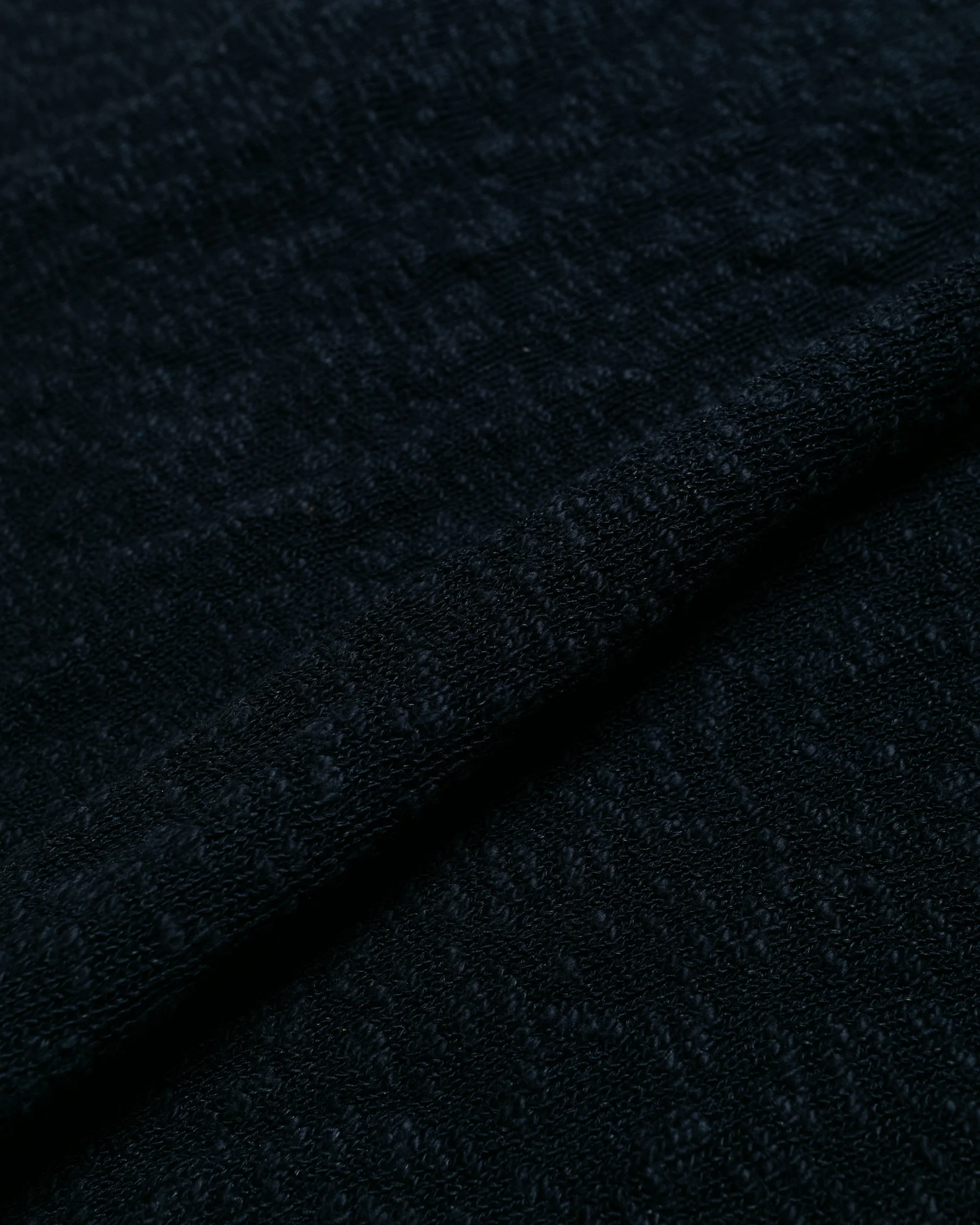 Beams Plus Crew Cotton Hemp 5G Navy - Image 5