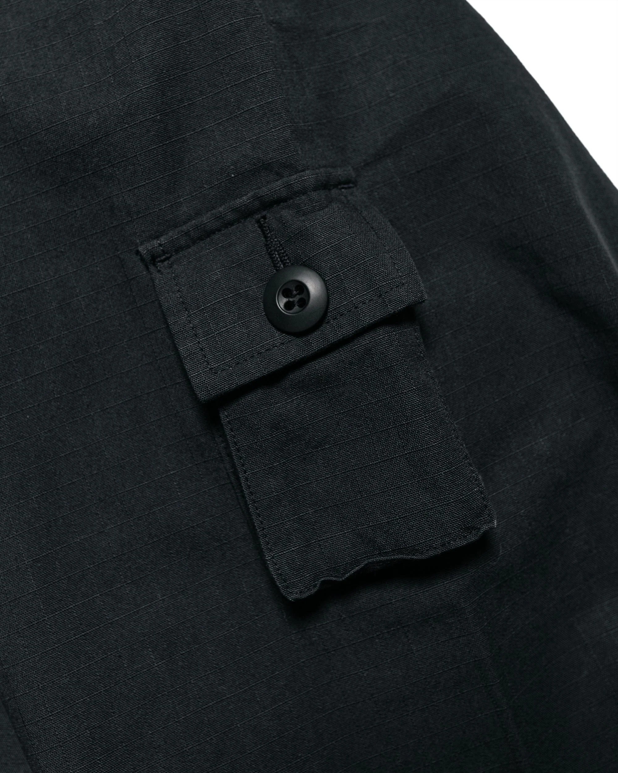 Beams Plus Lost & Found MIL SHT-JAC Cotton Ripstop Black - Image 8