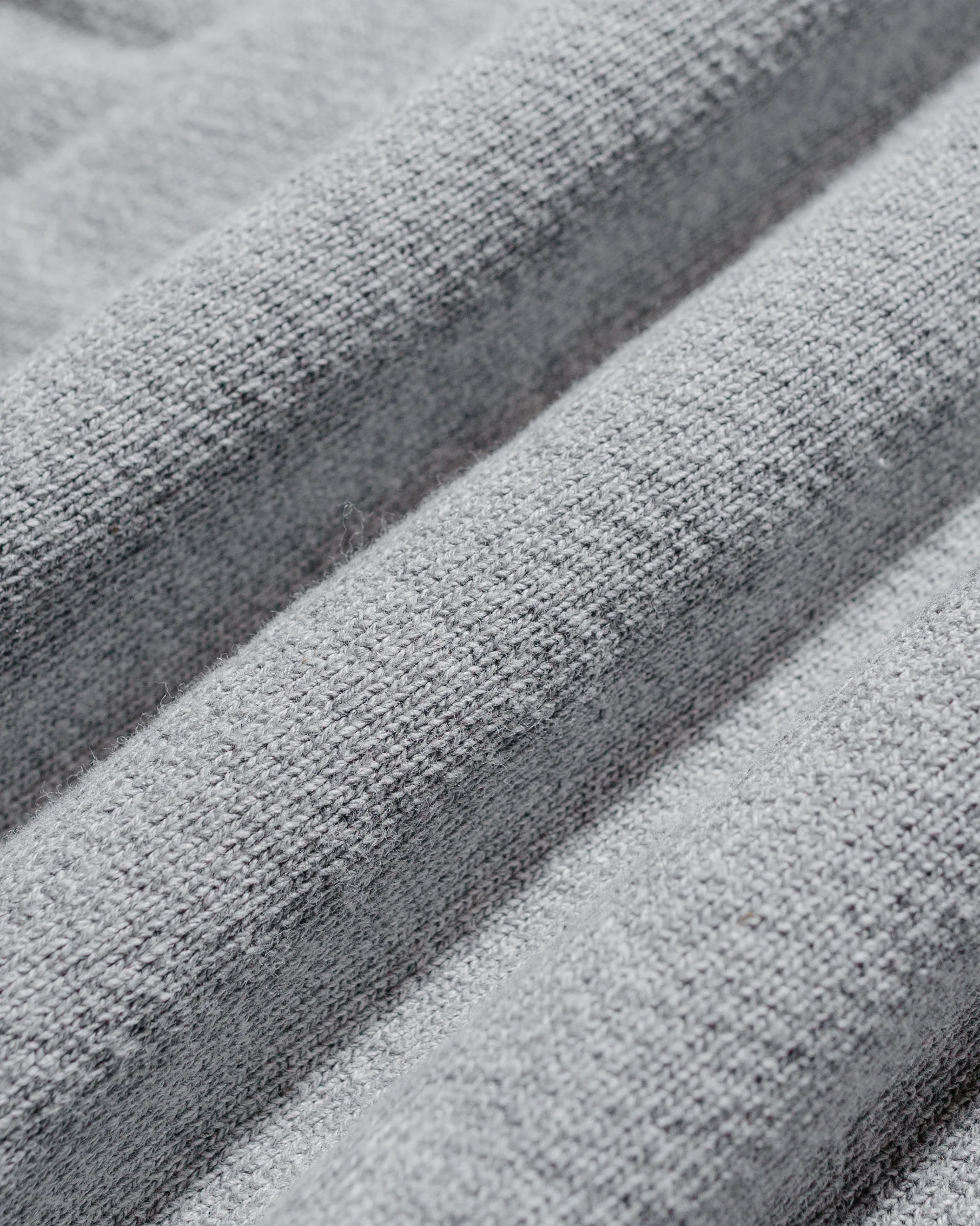 Beams Plus Studio Nicholson Holly Jersey Crewneck Sweat Grey Marl - Image 6