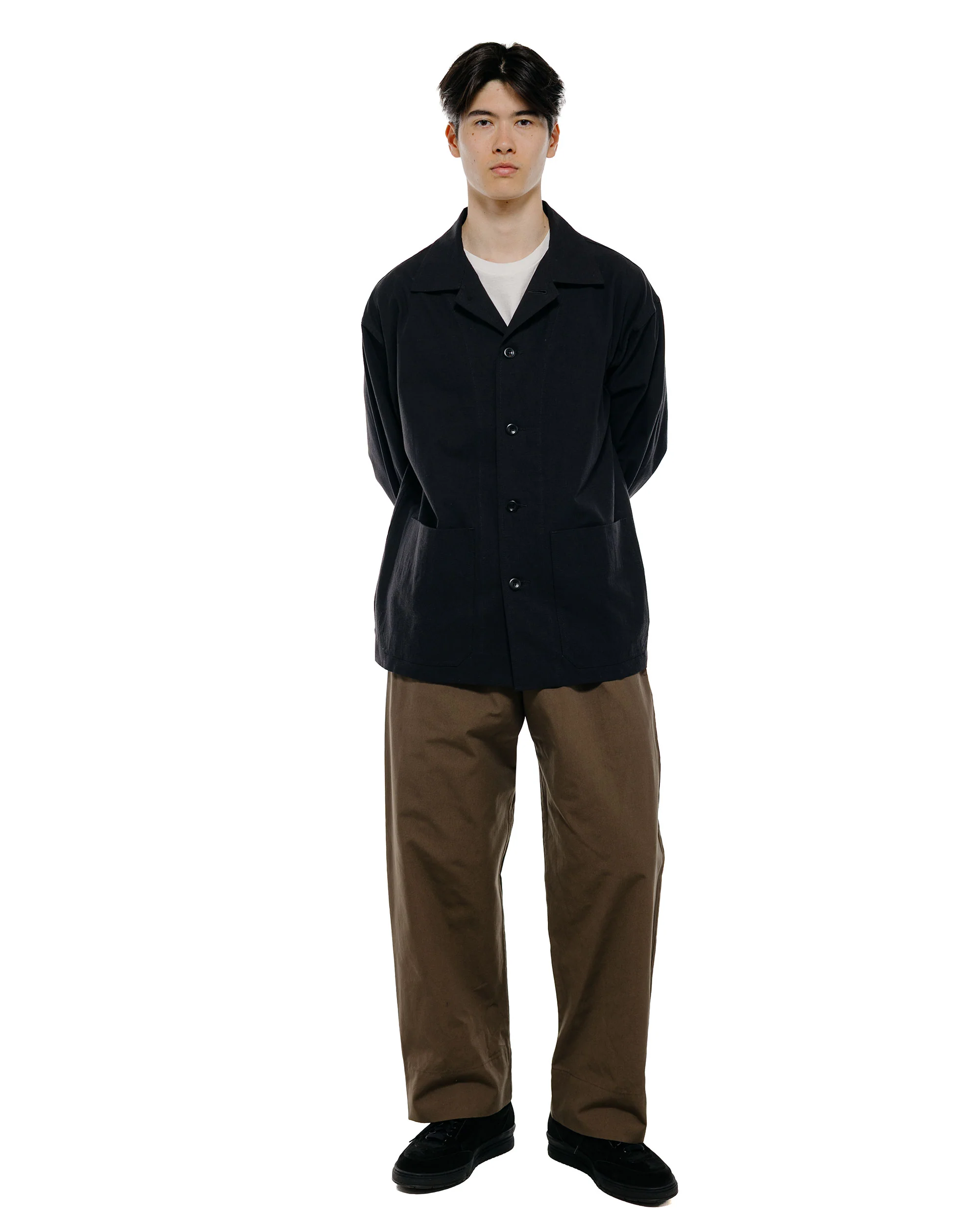 Body of Work Elm Pull-On Pant Dry Cotton Canvas Oyster - Image 5