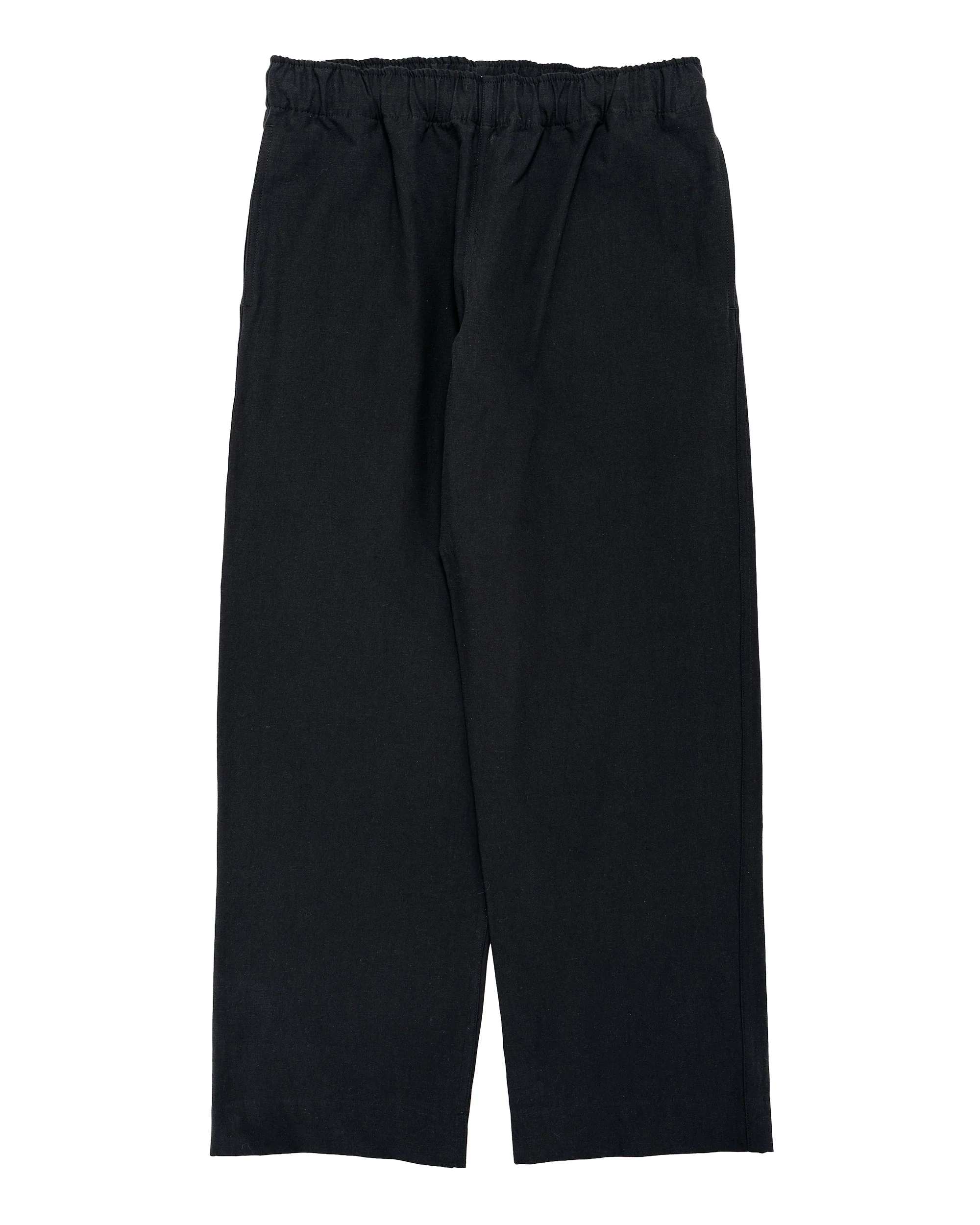 Body of Work Jasper Pull-On Pant Nep Cotton Linen Black