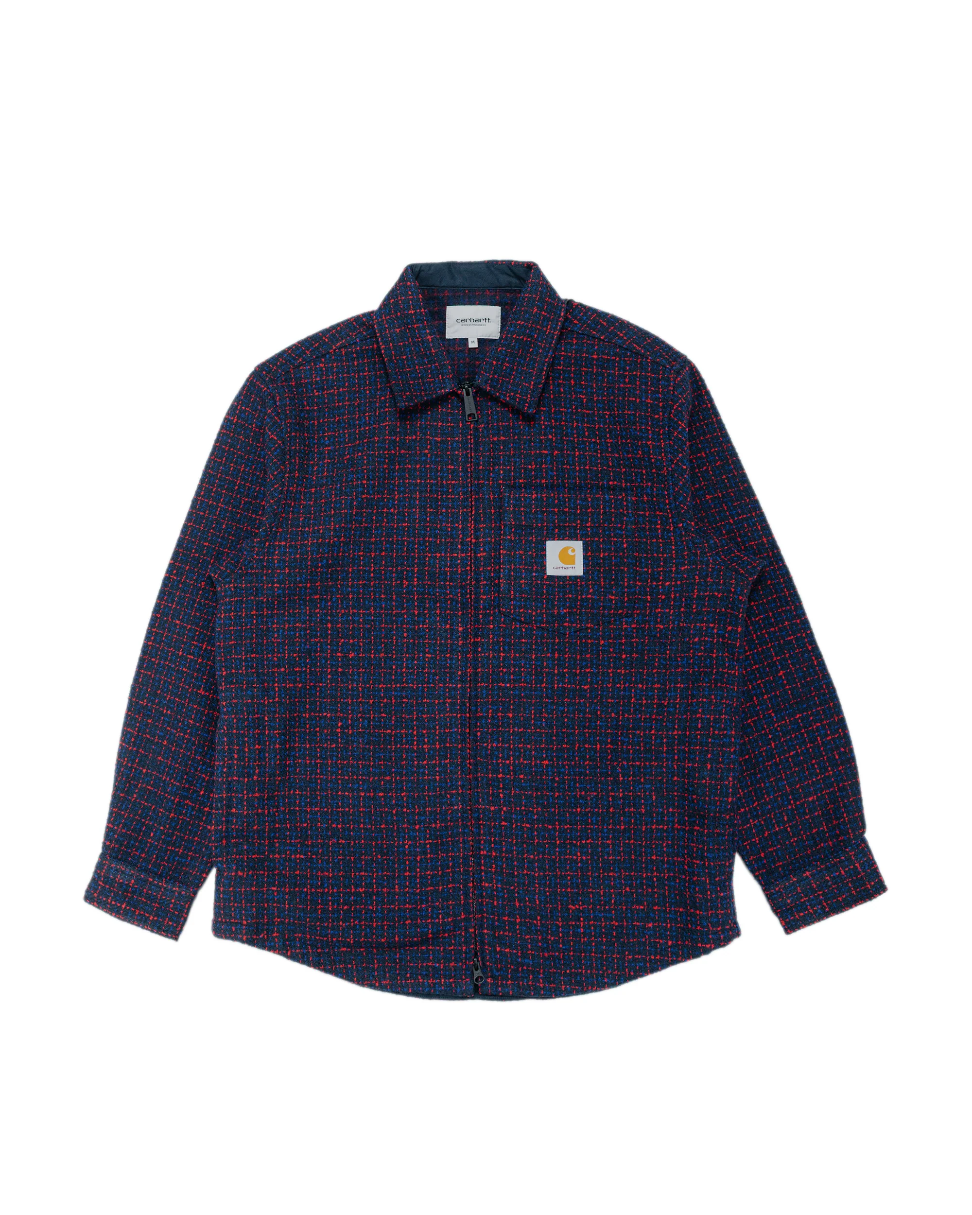Carhartt W.I.P. Bellamy Check Shirt Jacket Deep Night