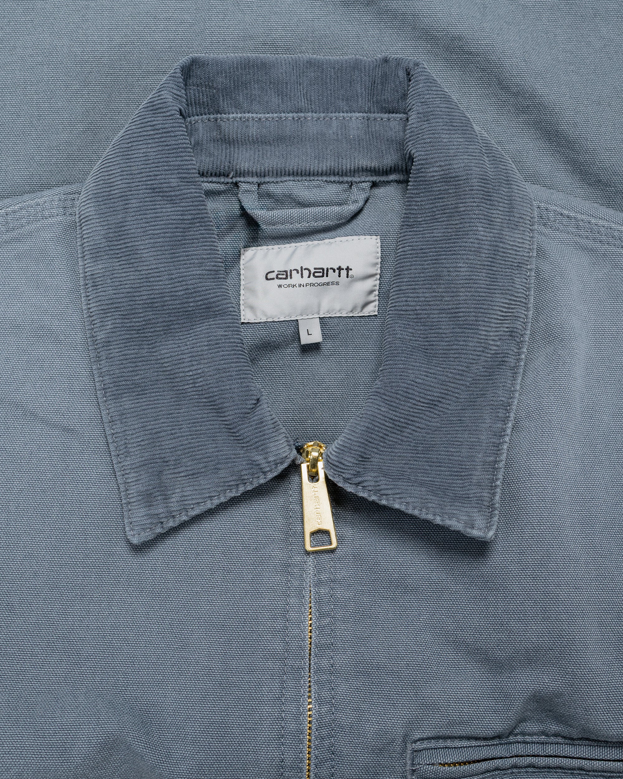 Carhartt W.I.P. Detroit Jacket Cozy Blue/Cozy Blue Stone Canvas - Image 5