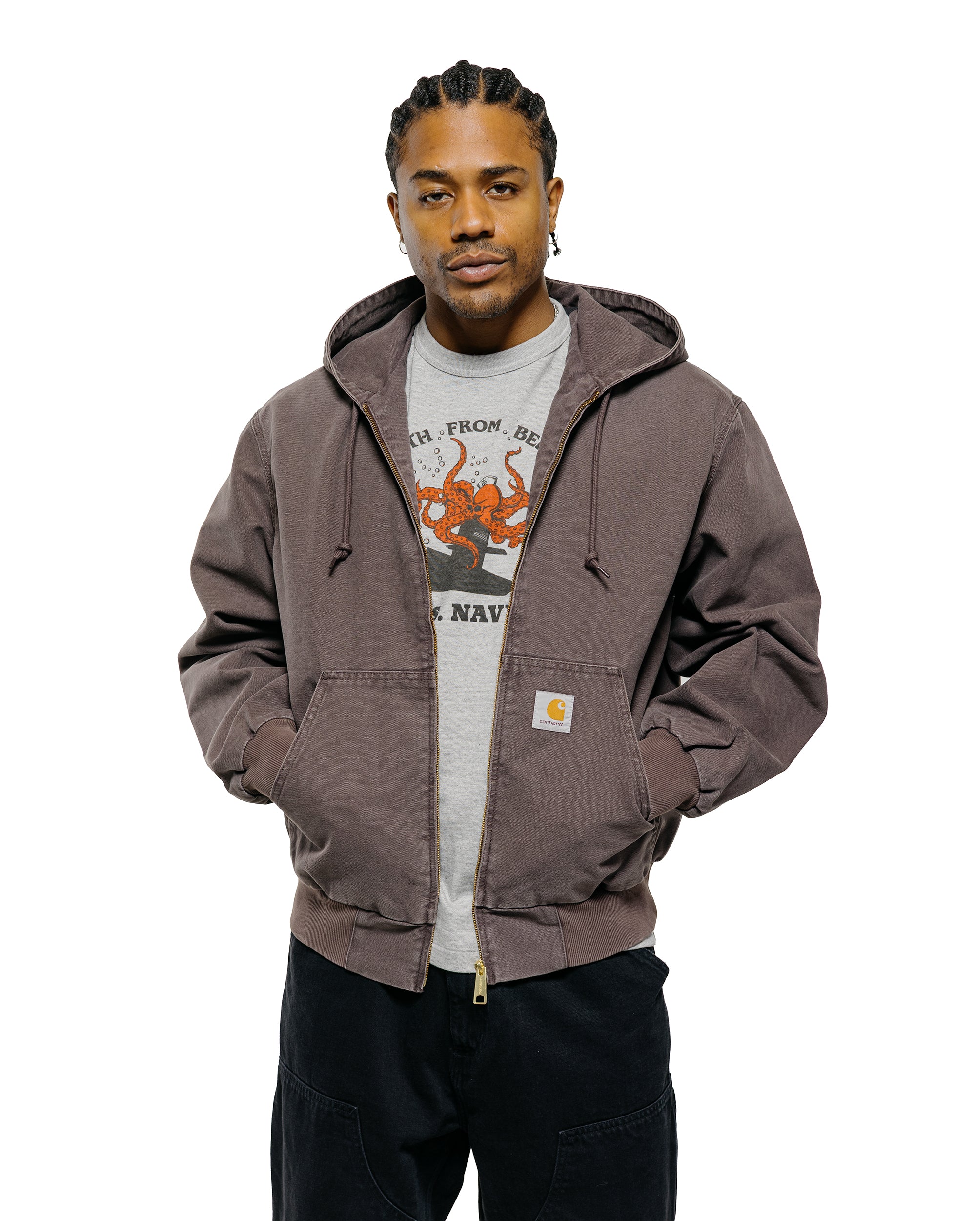 Carhartt W.I.P. OG Active Jacket Shale Stone Canvas - Image 2