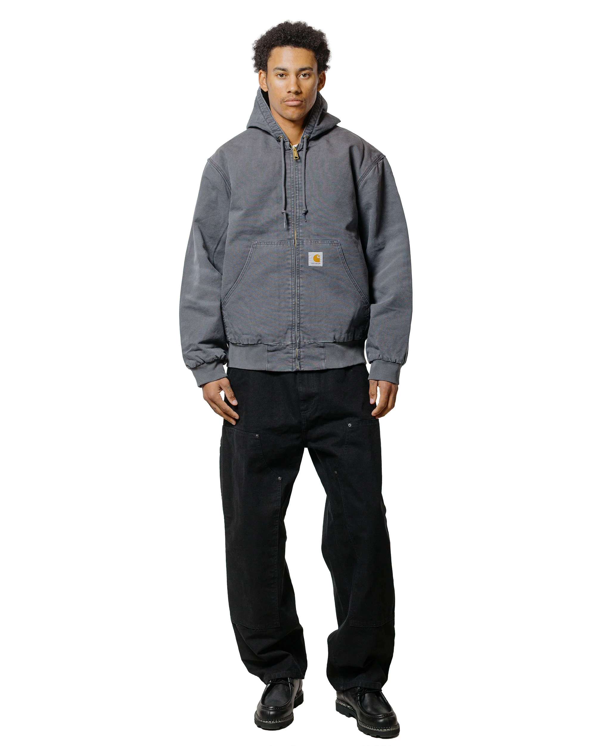 Carhartt W.I.P. OG Double Knee Pant Black Stone Washed - Image 4