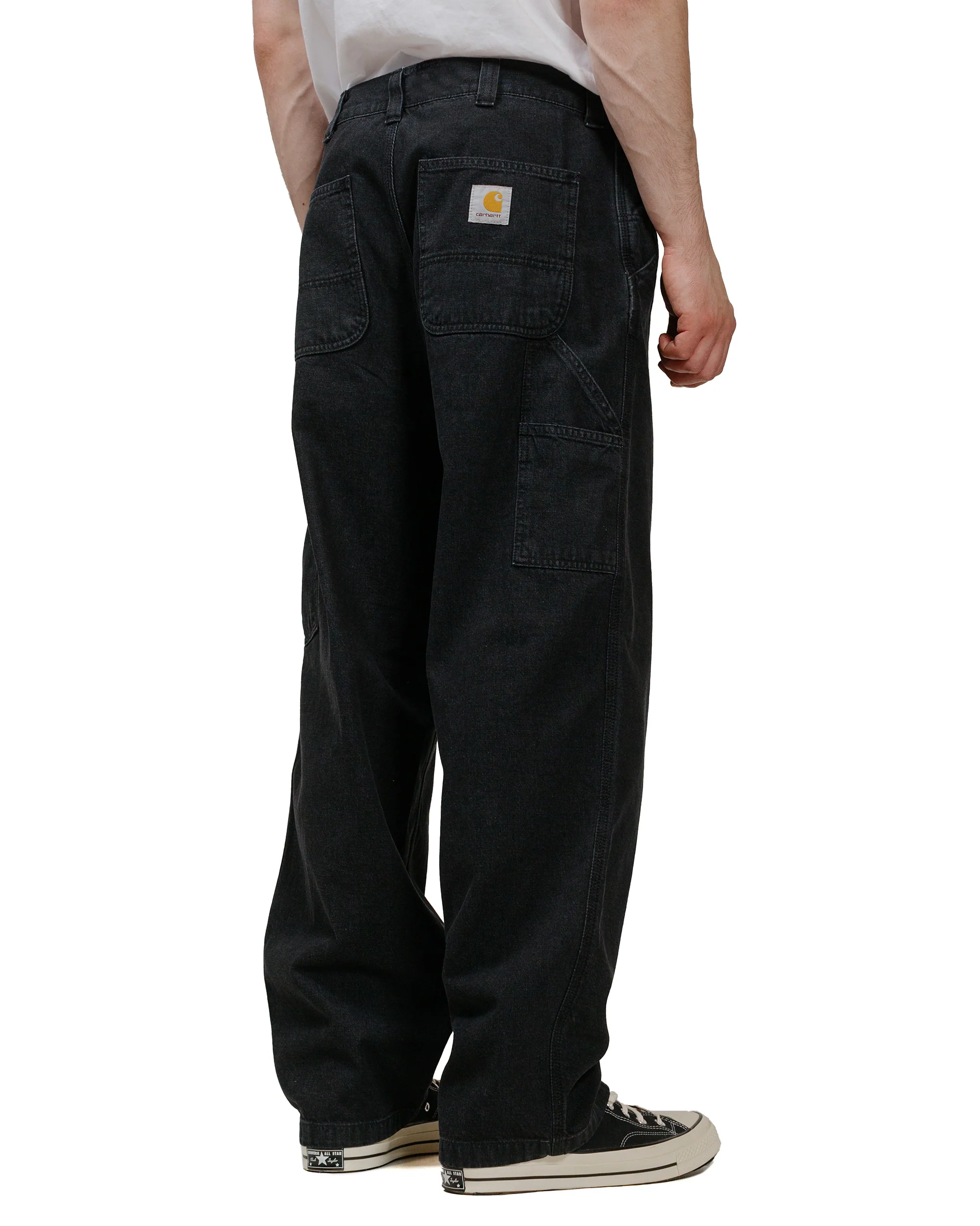 Carhartt W.I.P. OG Loose Fit Single Knee Pant Black Stone Washed - Image 3