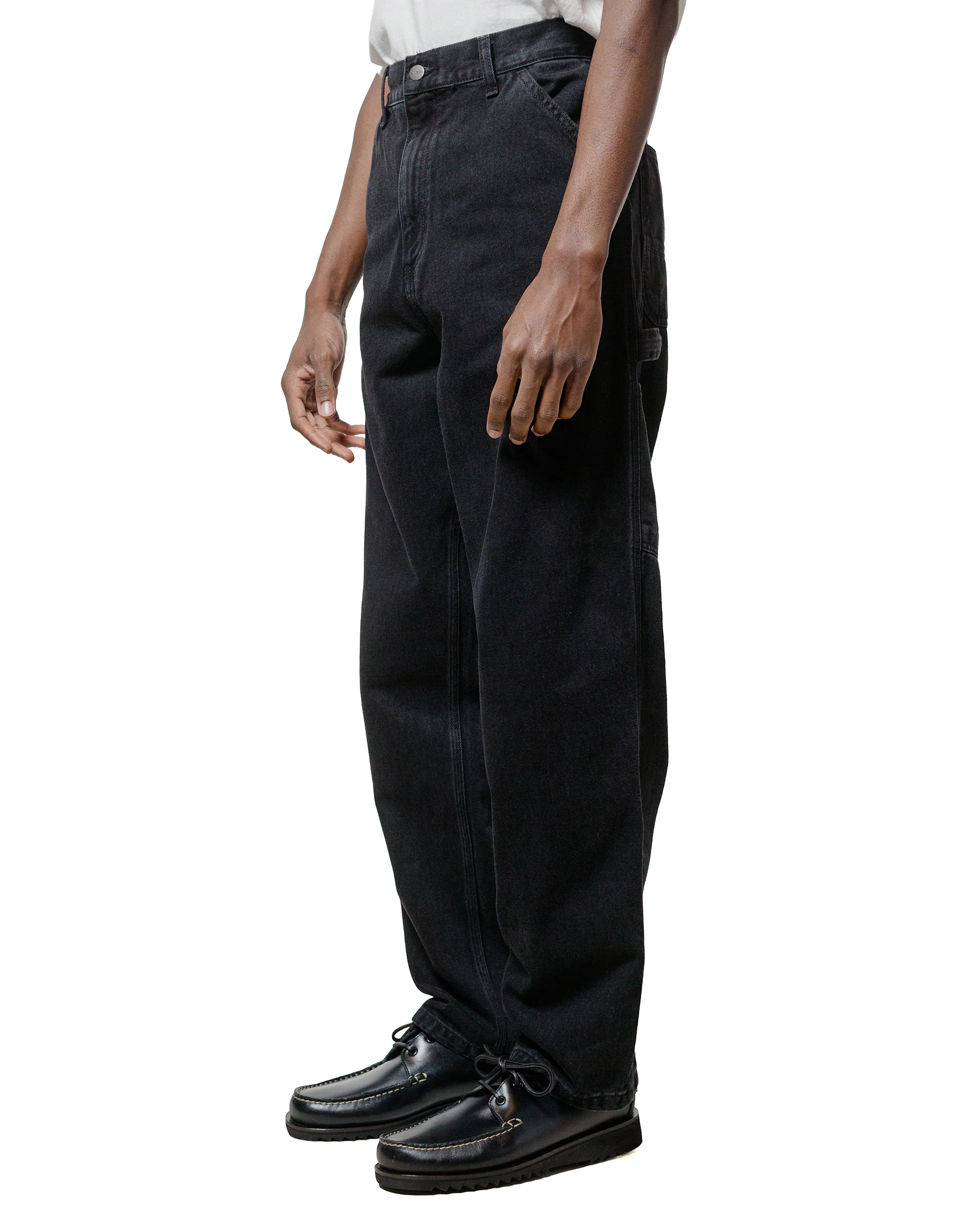 Carhartt W.I.P. Single Knee Pant Black Stone Washed - Image 2