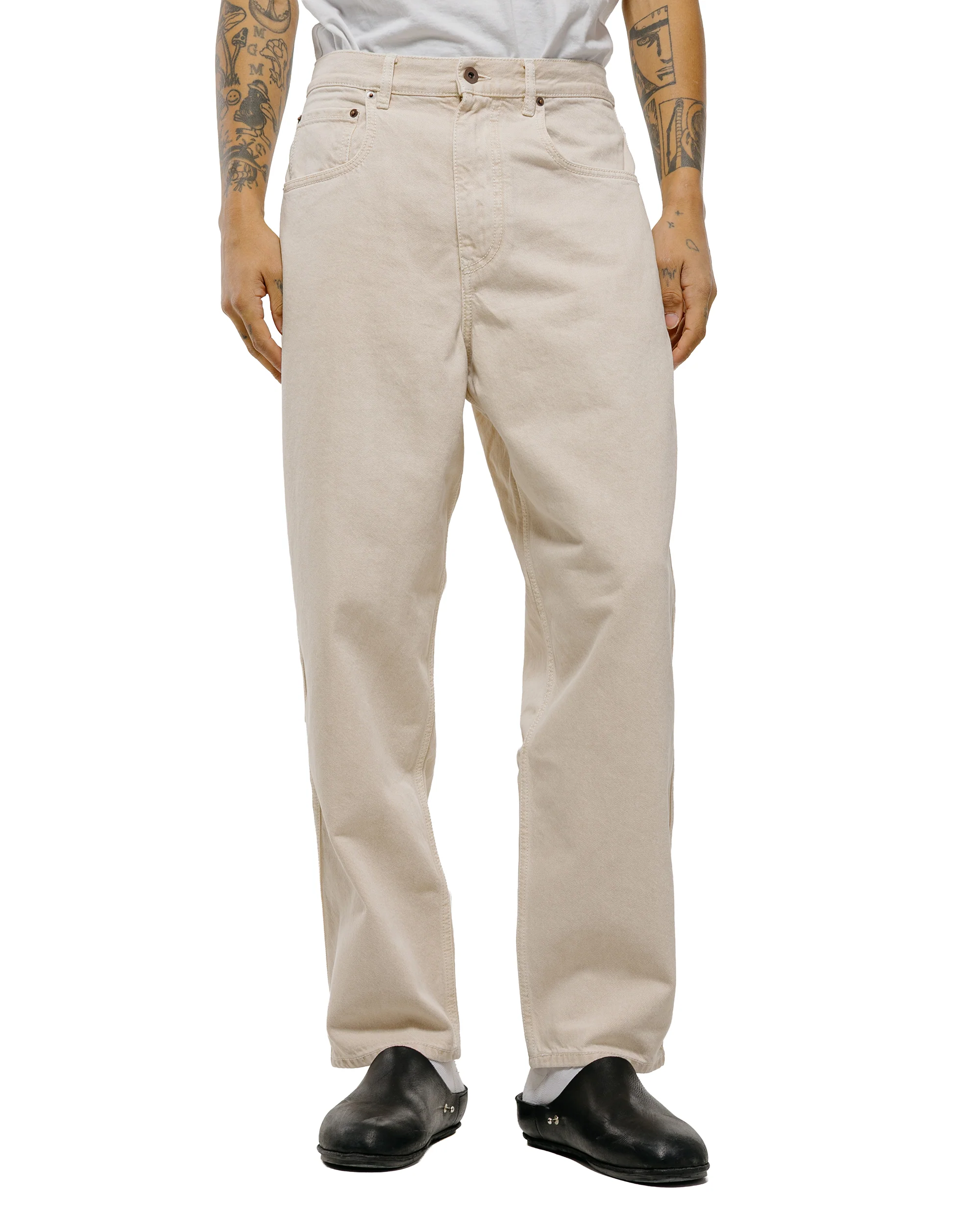 CASEY CASEY Leo Denim Pant Ivory - Image 2