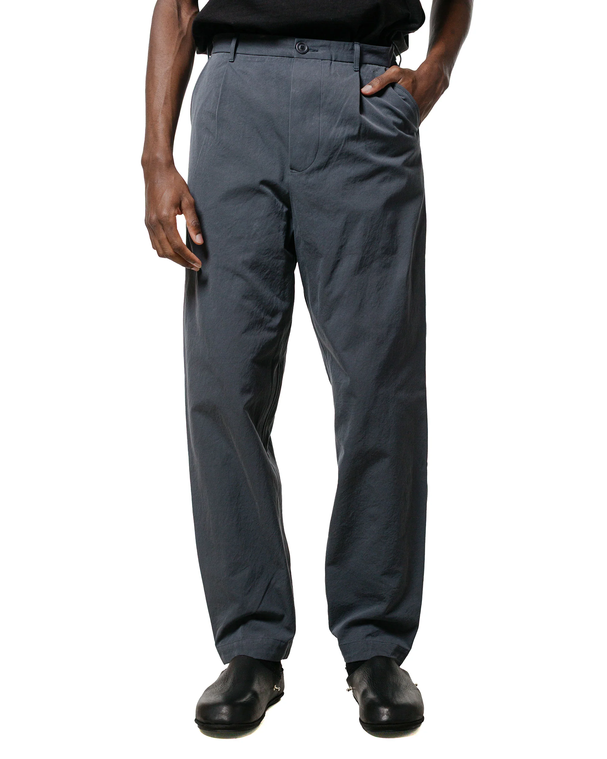 CASEY CASEY Mili Hiroshi Pant Double Cot Blu Skull - Image 2