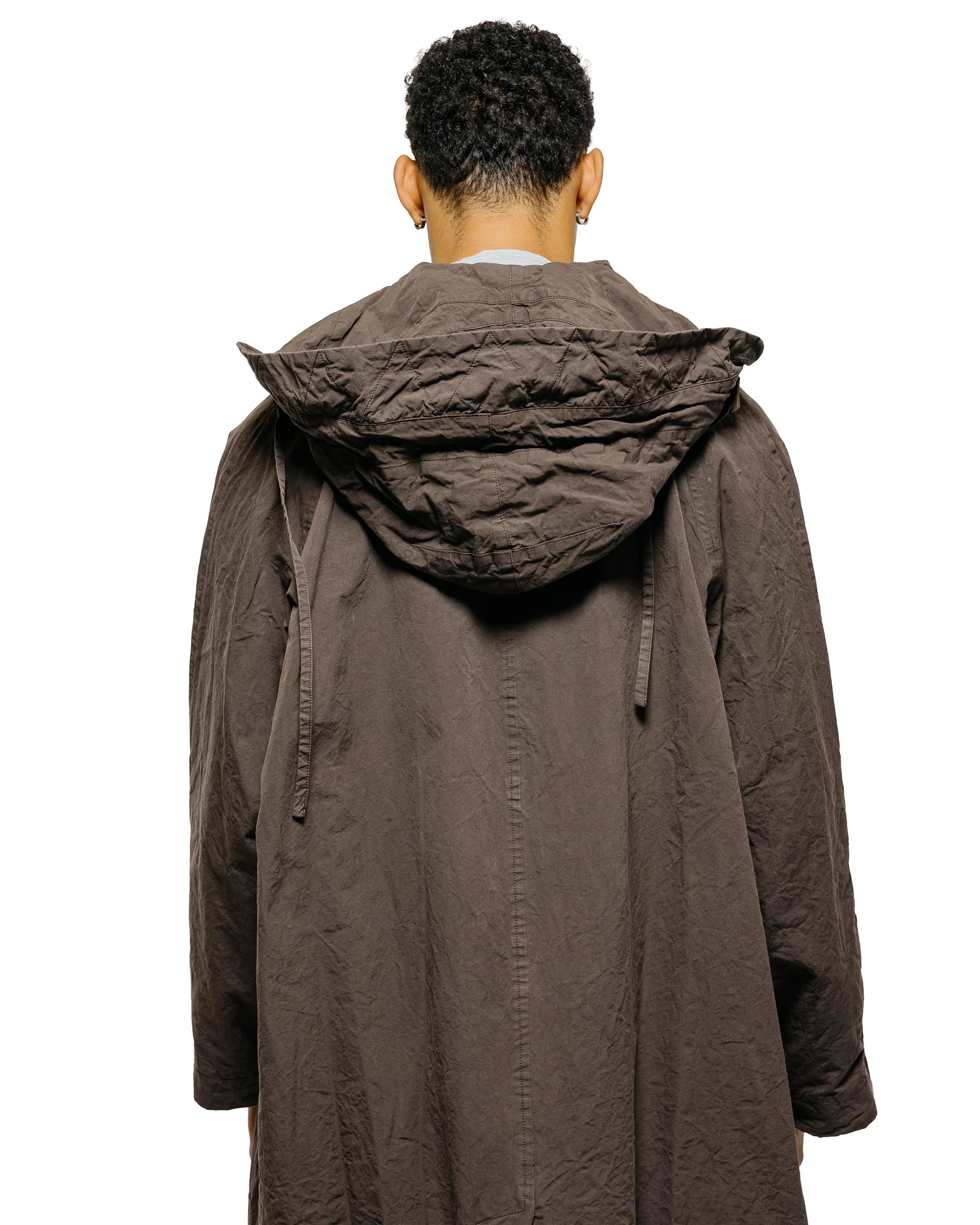 CASEY CASEY Yak Hoodie Coat Tough Cot Earth - Image 6