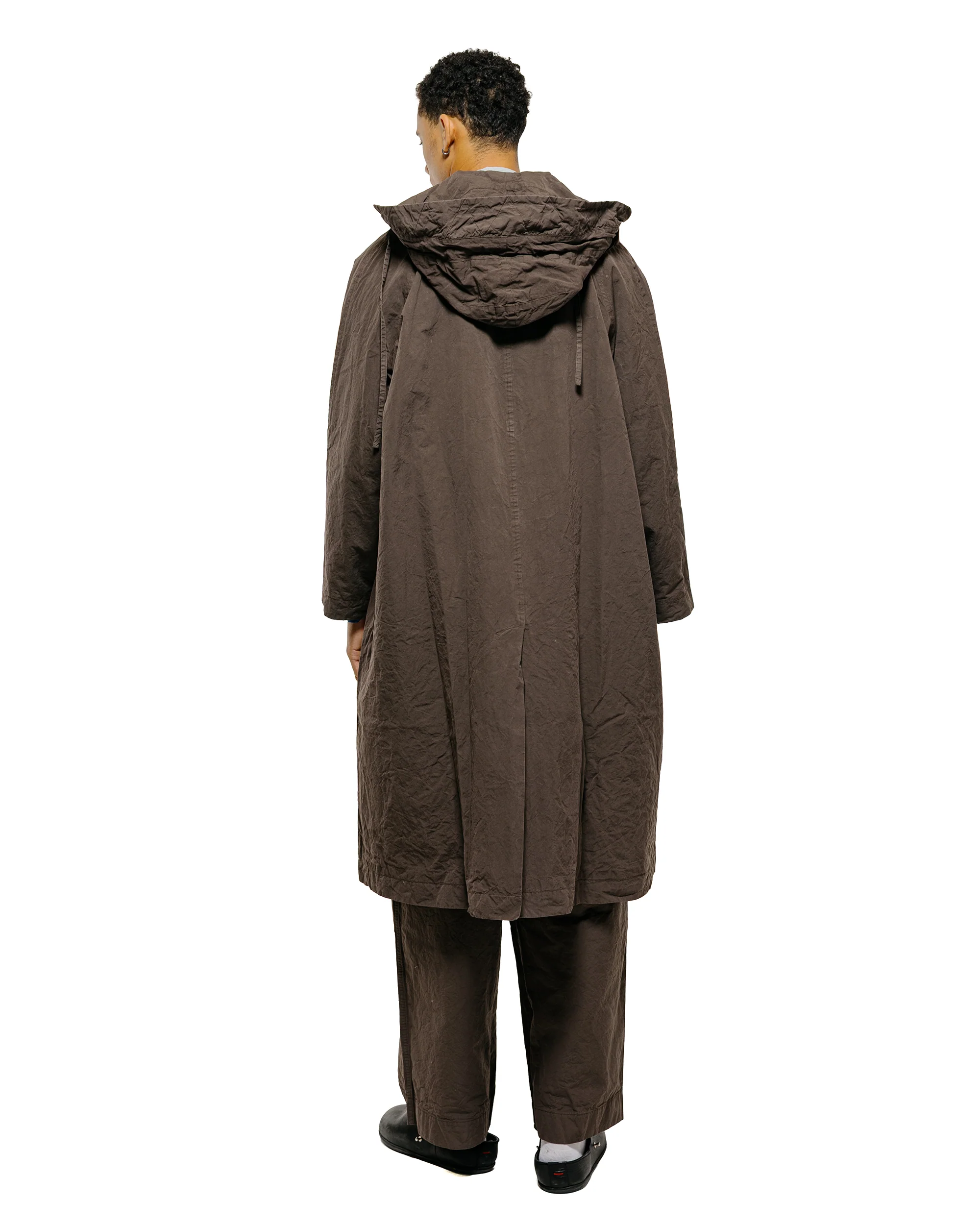 CASEY CASEY Yak Hoodie Coat Tough Cot Earth - Image 8