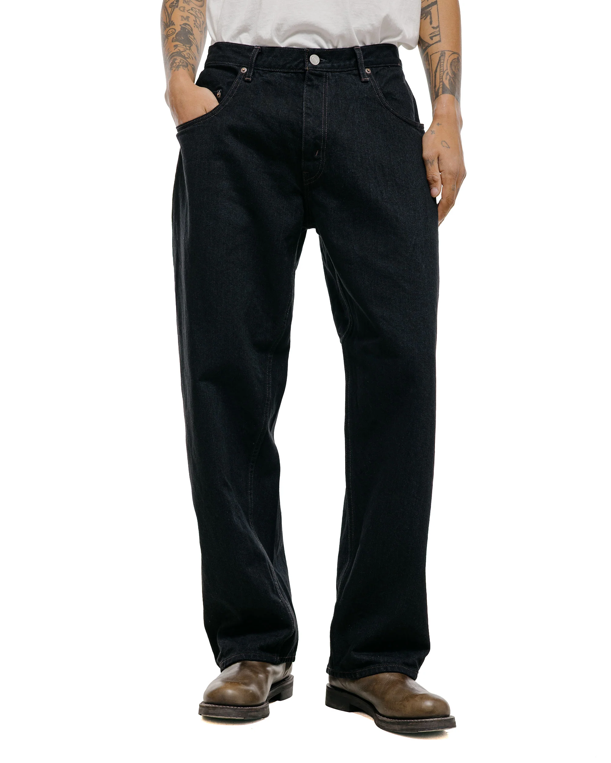 CIOTA Baggy 5 Pockets Pants Black One Wash - Image 2