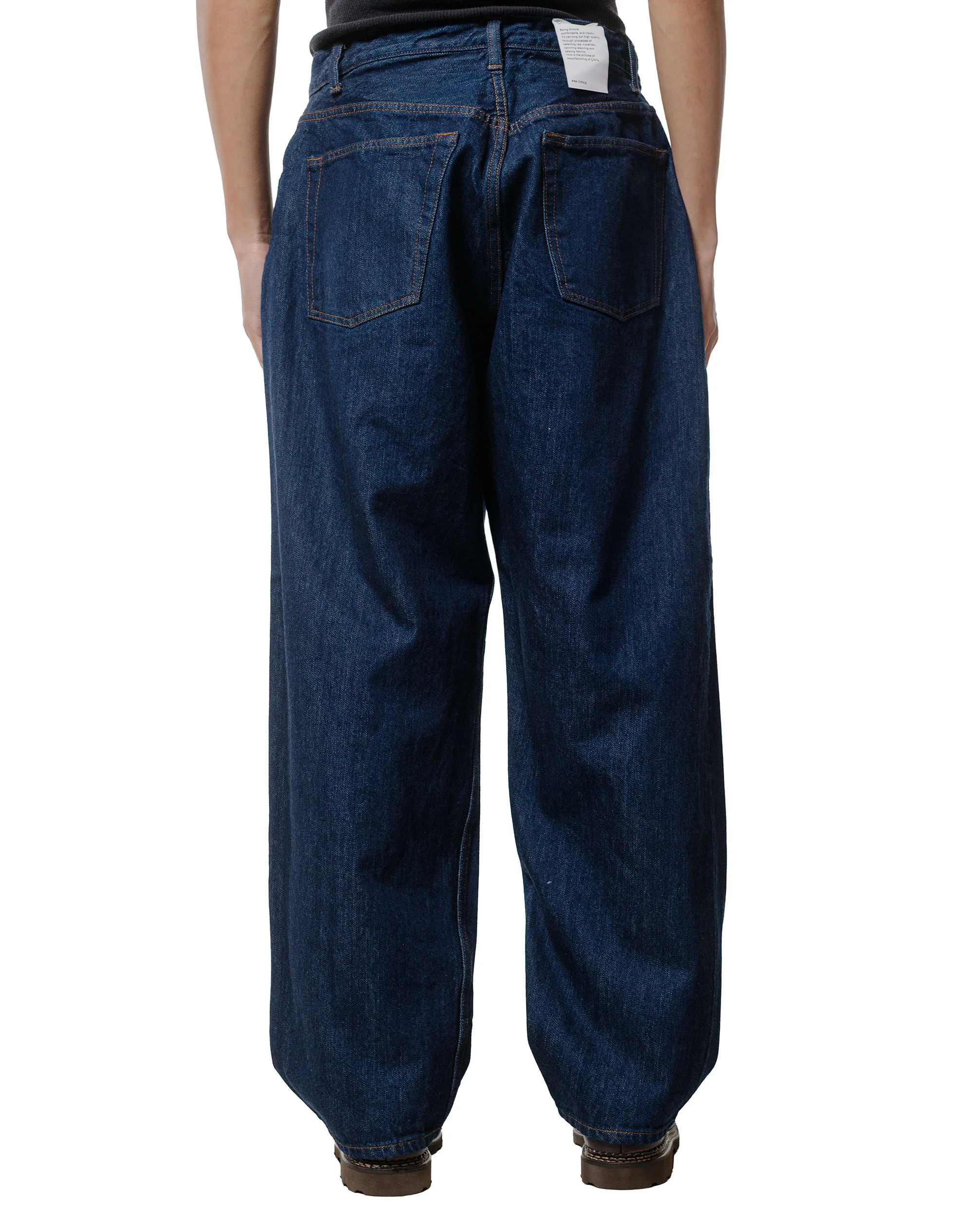 CIOTA Baggy 5 Pockets Pants Navy One Wash - Image 3