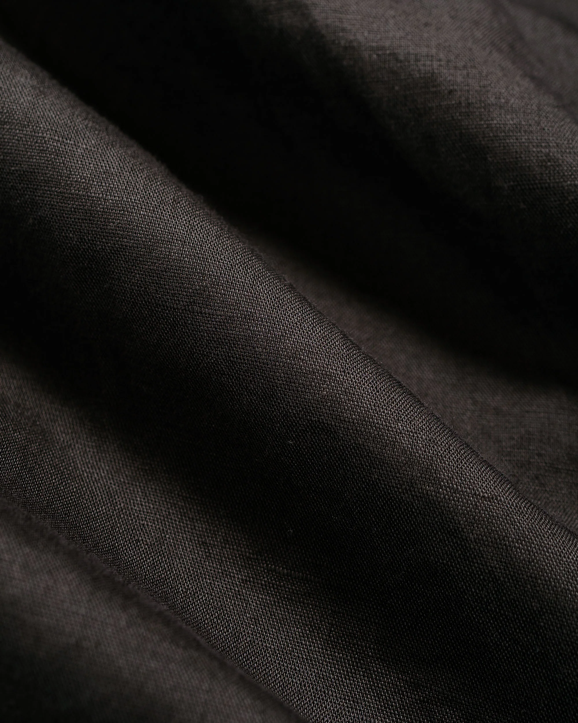 CIOTA Regular Collar Shirt Cotton/Linen Charcoal Gray - Image 6