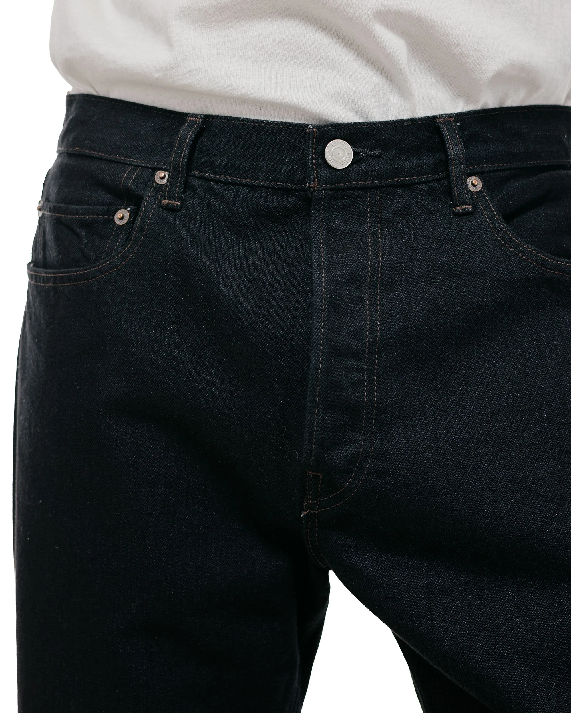 CIOTA Straight 5 Pocket Pants Black One Wash - Image 3