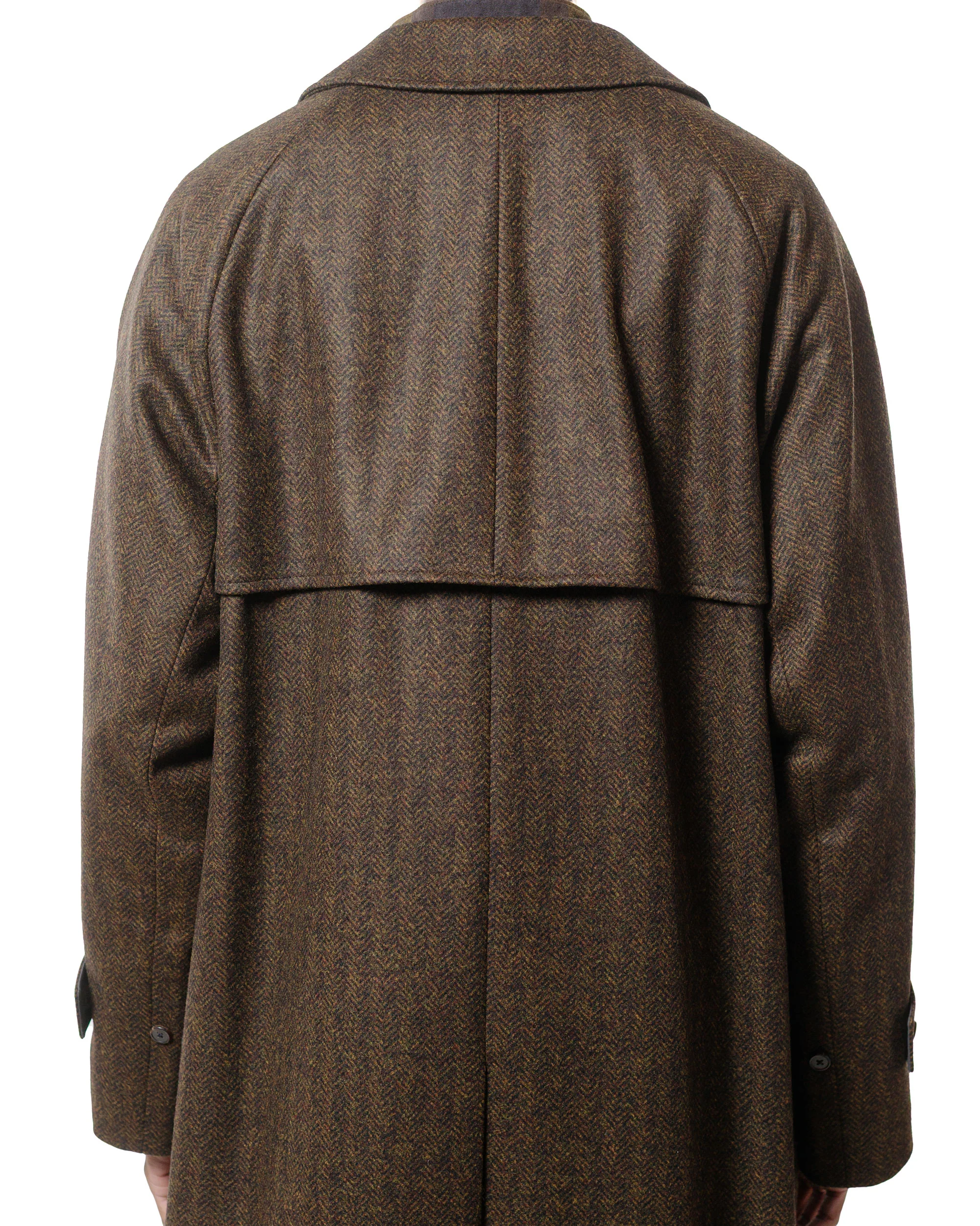 Cohérence FouFou II Coat Chevron Tweed Jersey Brown - Image 5