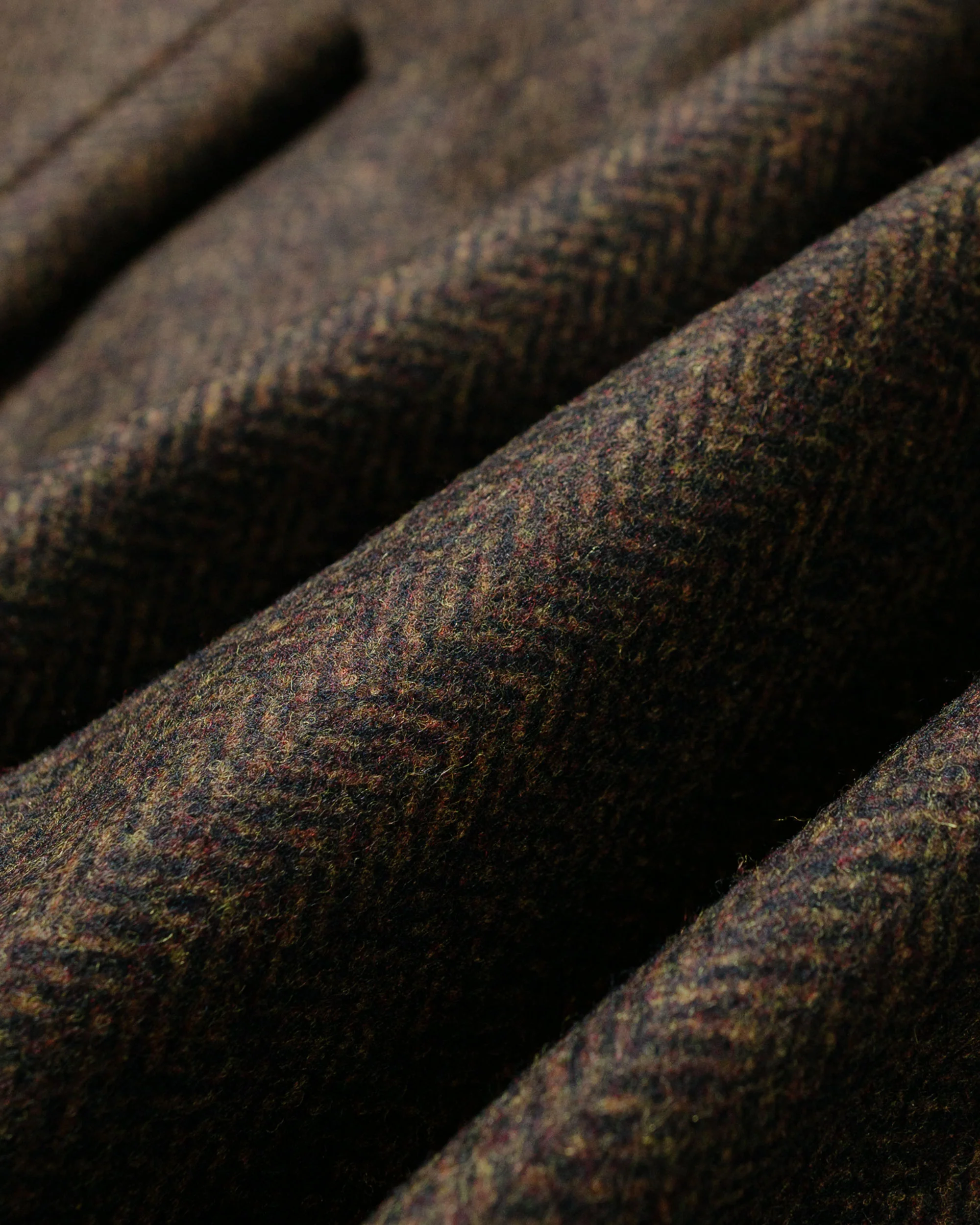 Cohérence FouFou II Coat Chevron Tweed Jersey Brown - Image 7