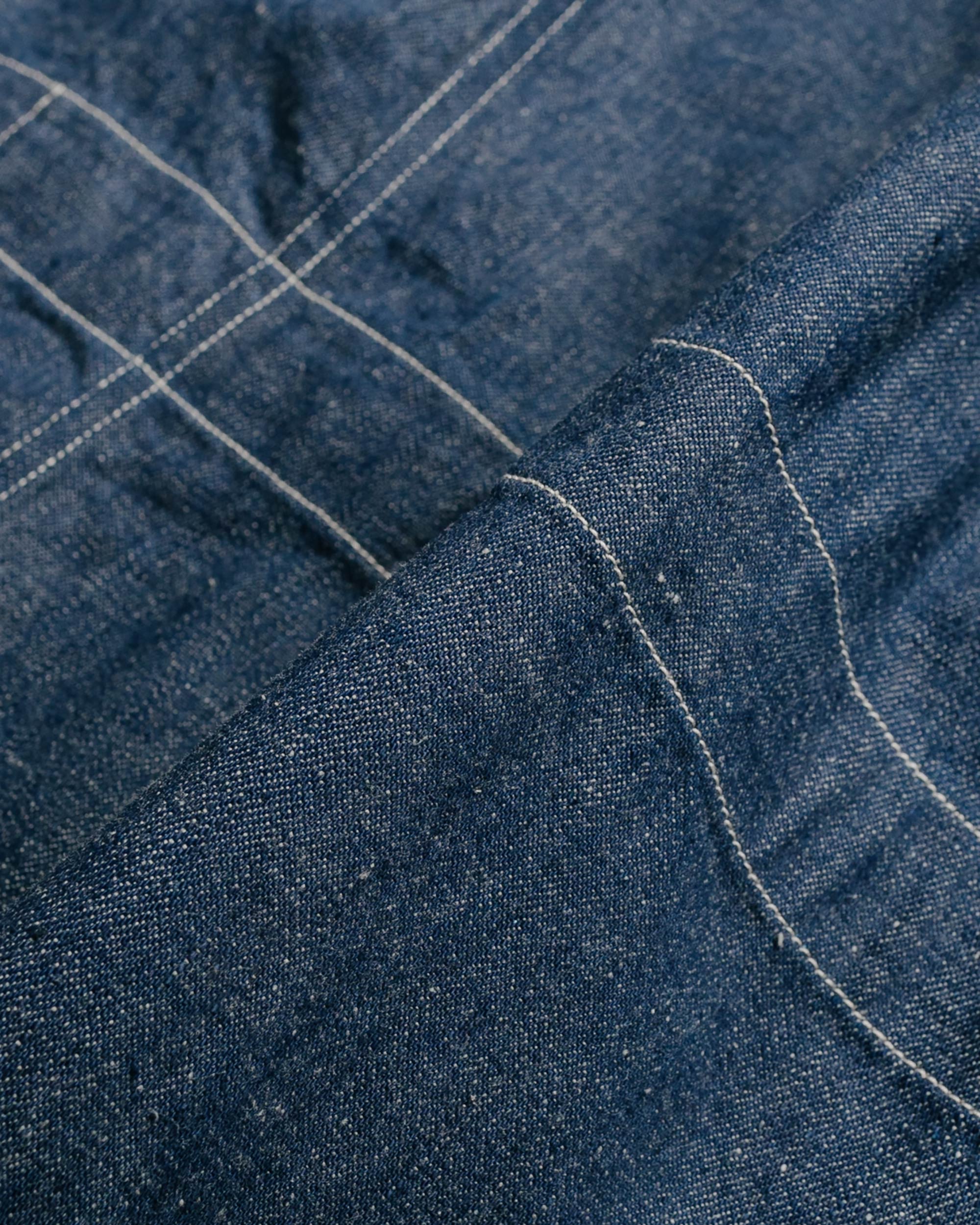 Cohérence Kees 10oz Logger Selvedge Denim Jacket Indigo - Image 5