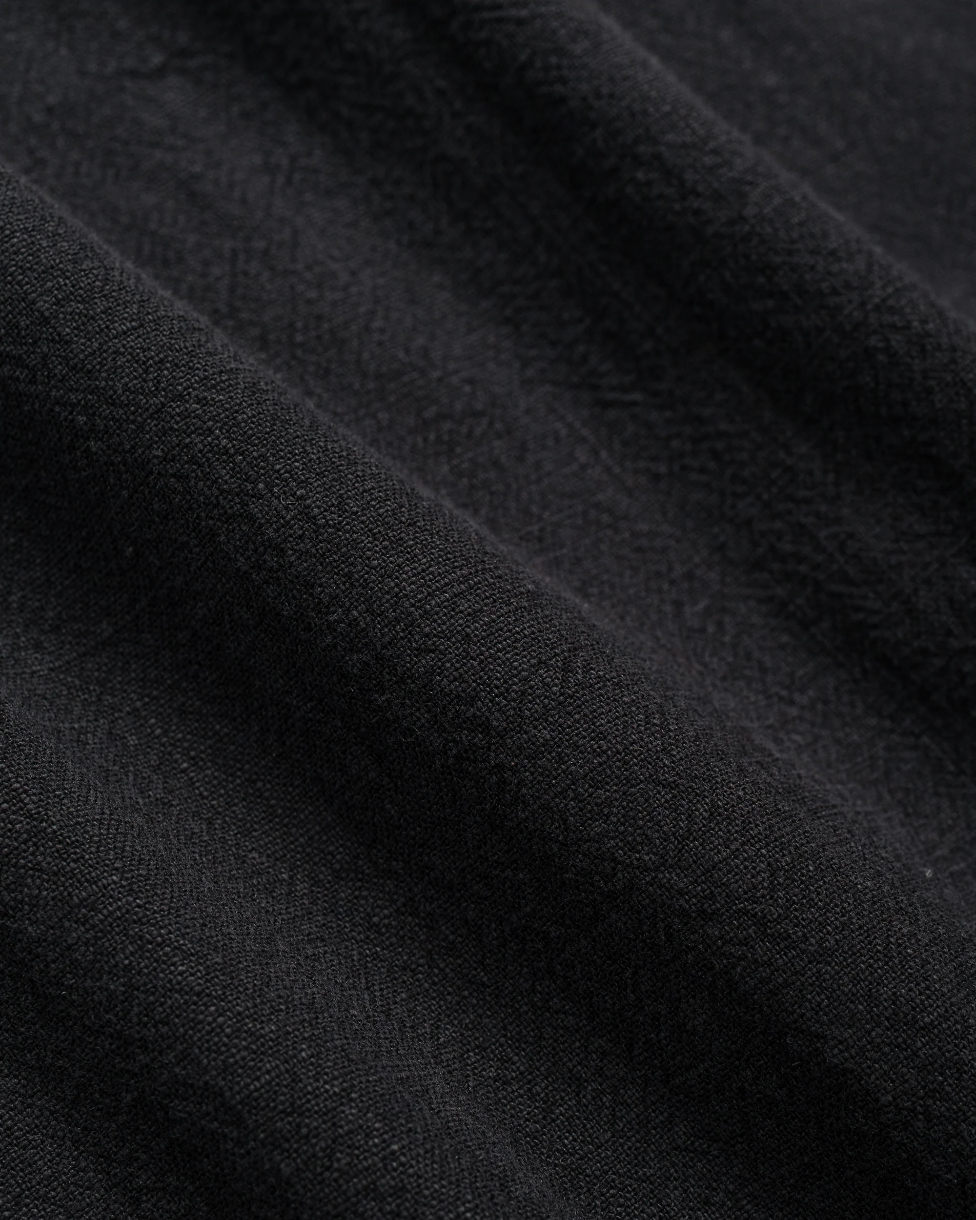 Conkers Field Shirt Ramie Charcoal - Image 6